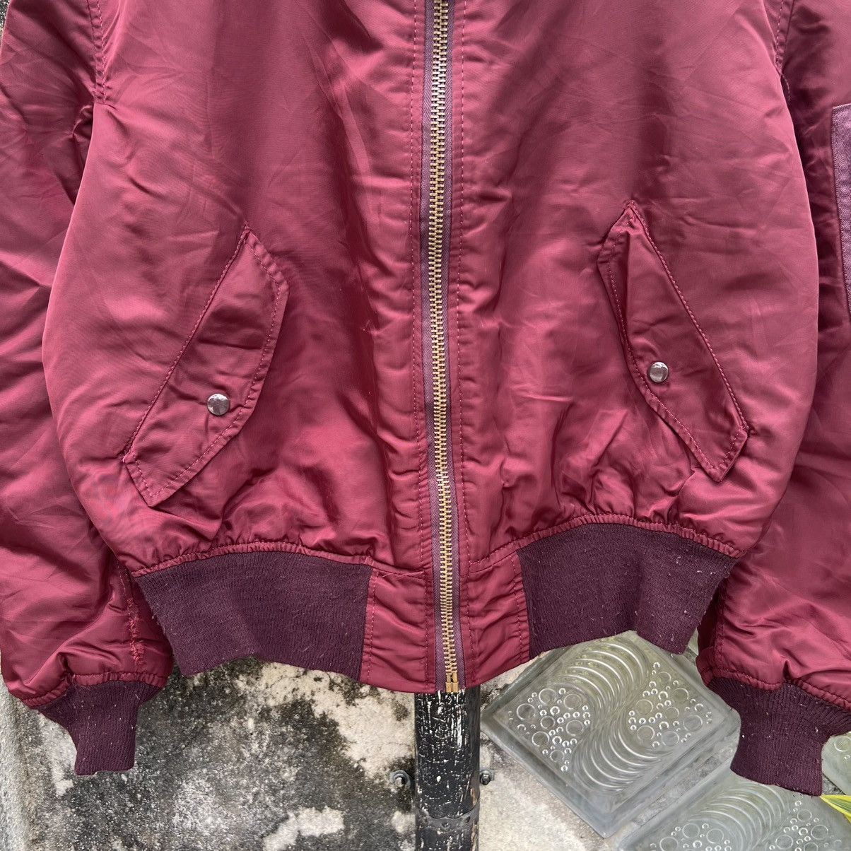 Alpha Industries “VINTAGE” INTERMEDIATE MA-1 ALPHA INDUSTRIES BOMBER JACKET Size US L / EU 52-54 / 3 - 5 Thumbnail