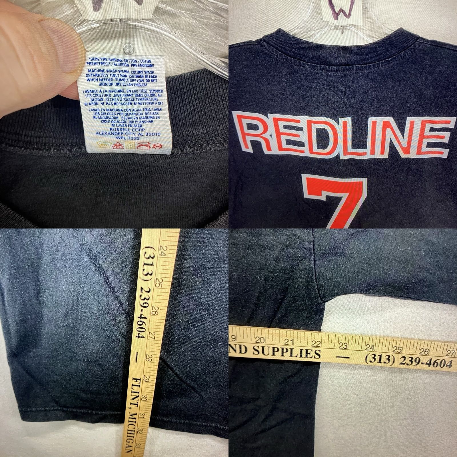 Jerzees Vintage JERZEES Men's XL Henley T-Shirt Black 90s Sports Grunge USA Retro Vintage Size US XL / EU 56 / 4 - 8 Thumbnail