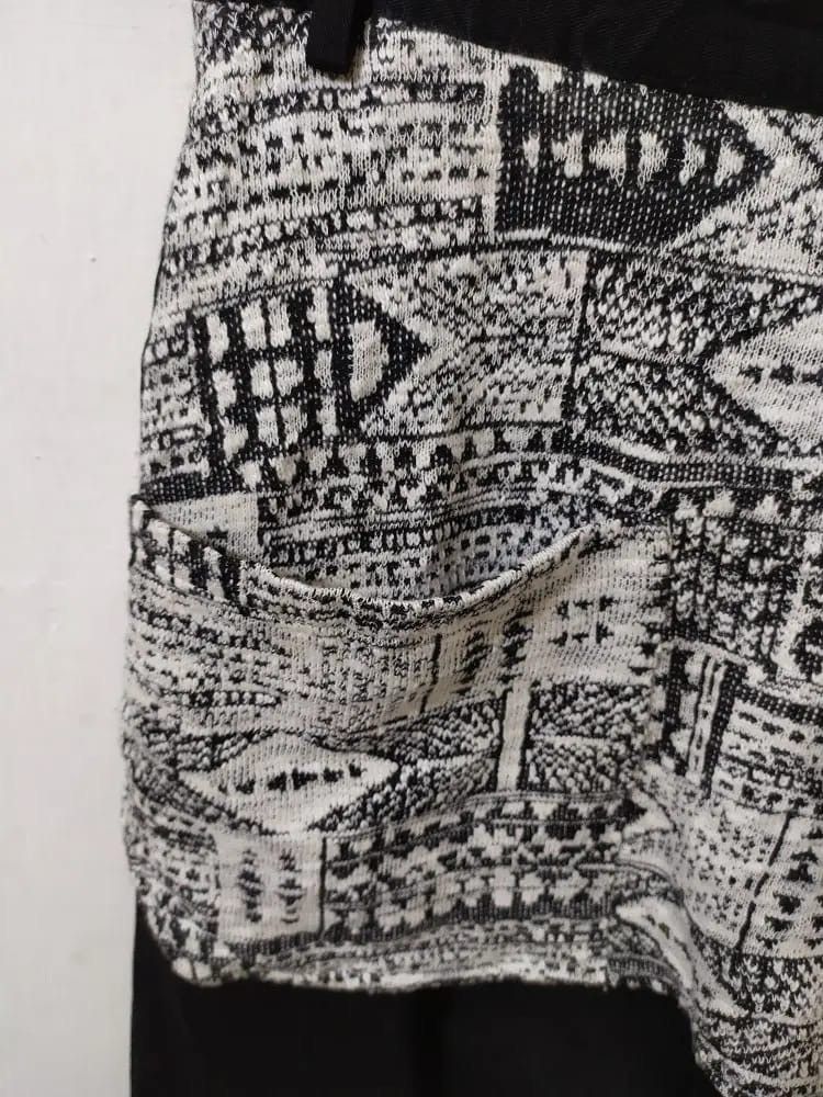 Japanese Brand yul Oriental Layered Cropped Baggy Pants Size US 32 / EU 48 - 8 Thumbnail