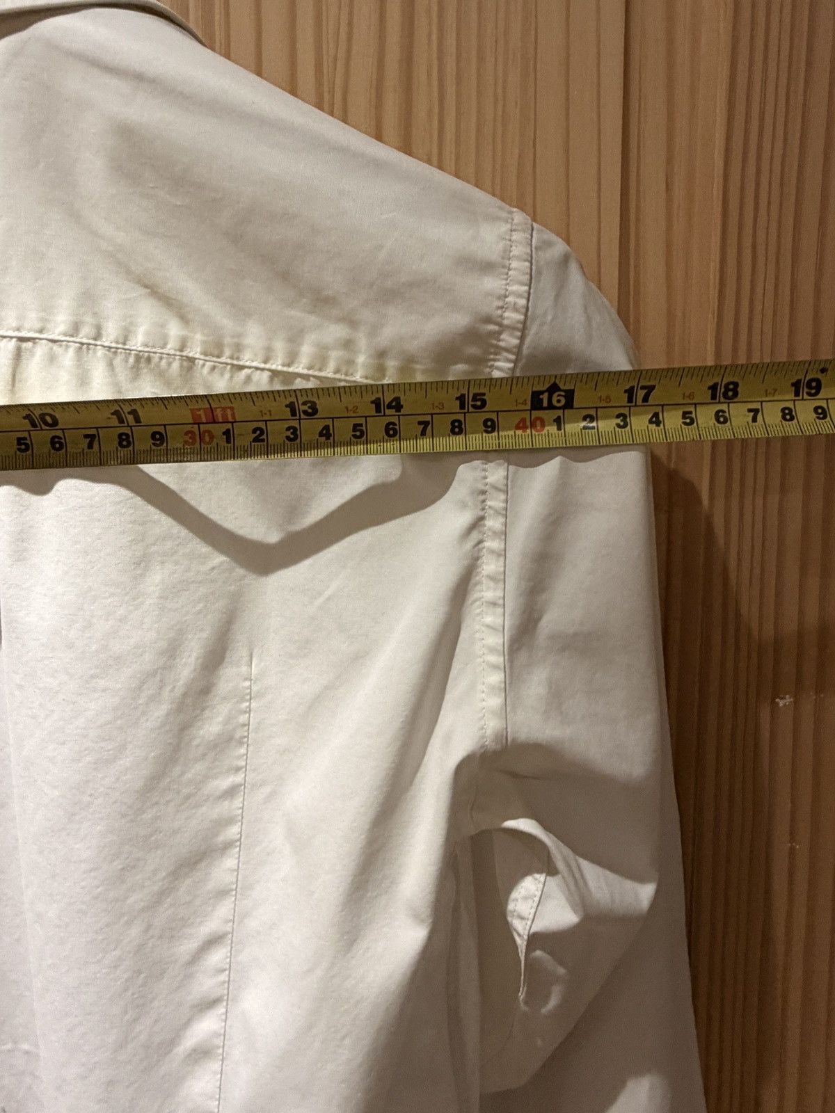 Miu Miu Archive Miu Miu Men’s White Double Cuff Shirt IT 37 / 14.5 Size US S / EU 44-46 / 1 - 18 Thumbnail
