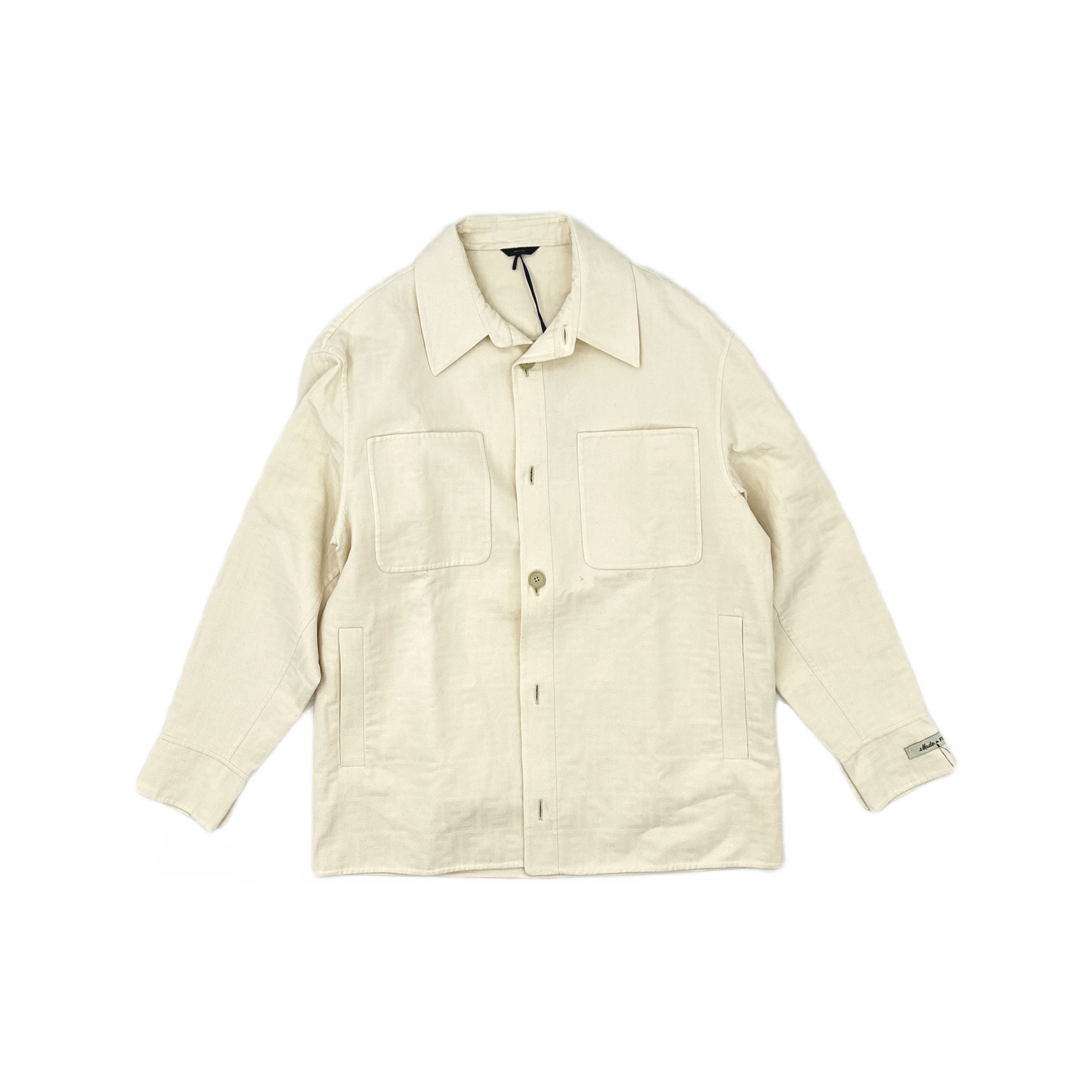 Fendi Fendi FF Logo Button-Up Jacket Size M Size US M / EU 48-50 / 2 - 1 Thumbnail