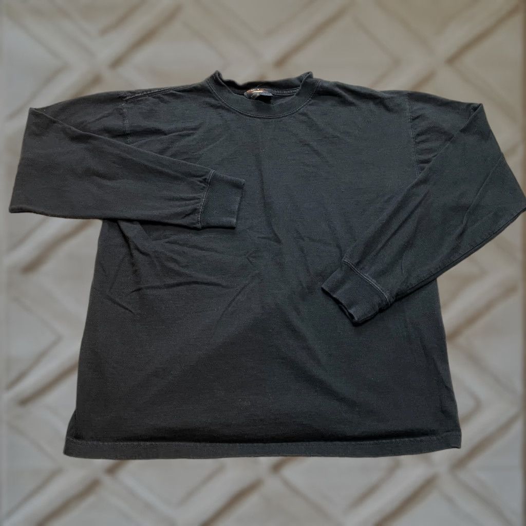 Vintage Smith's Workwear Shirt Mens Small Long Sleeve Crew Cotton Basic Adult Solid Tee Size US S / EU 44-46 / 1 - 1 Thumbnail