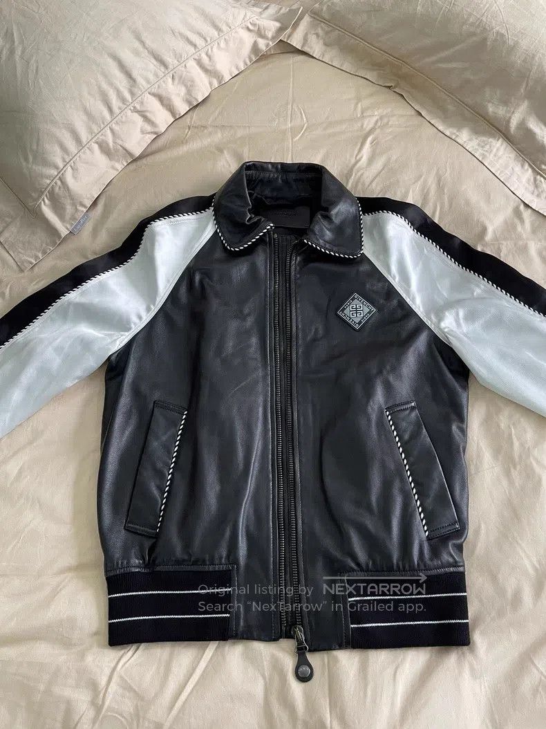 Givenchy Givenchy Leather Jacket (Size 52, Chest 114, Length 66) Size US XL / EU 56 / 4 - 1 Thumbnail