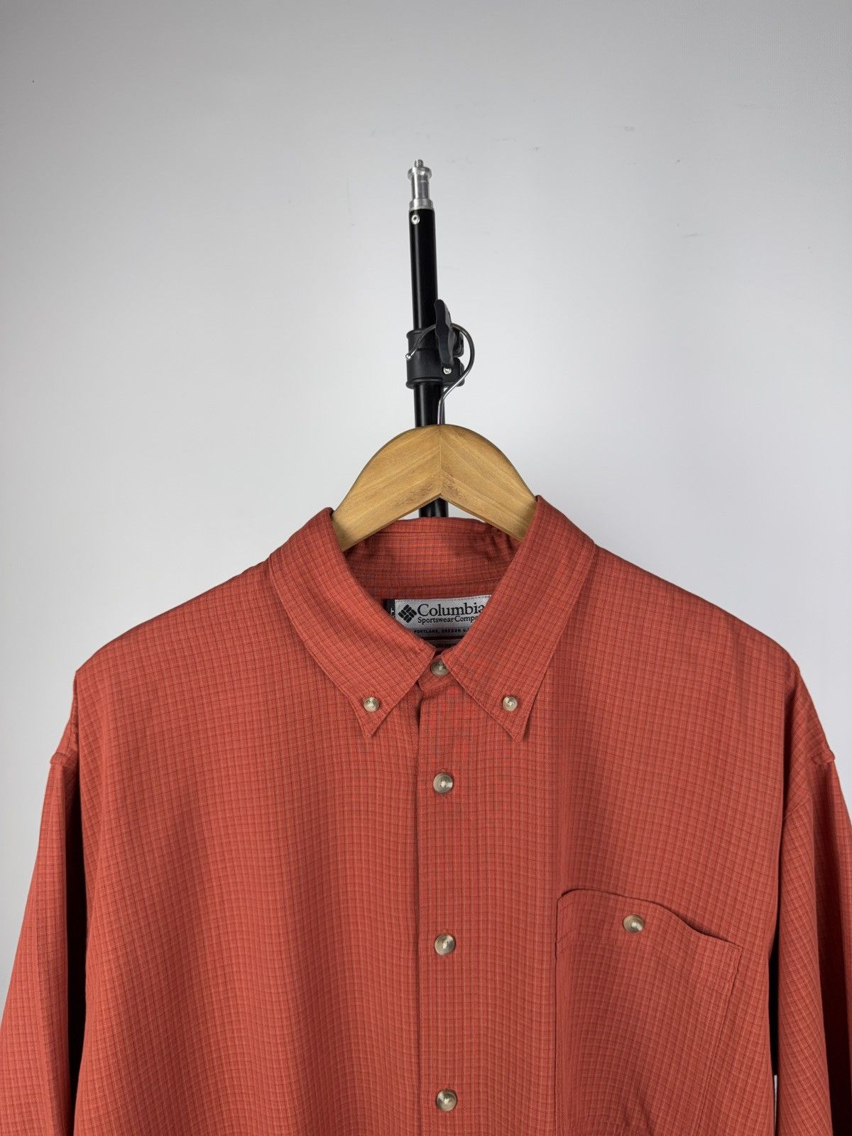 Columbia Vintage 90s Outdoor Columbia Plate Button Ups shirt Size US XL / EU 56 / 4 - 2 Thumbnail