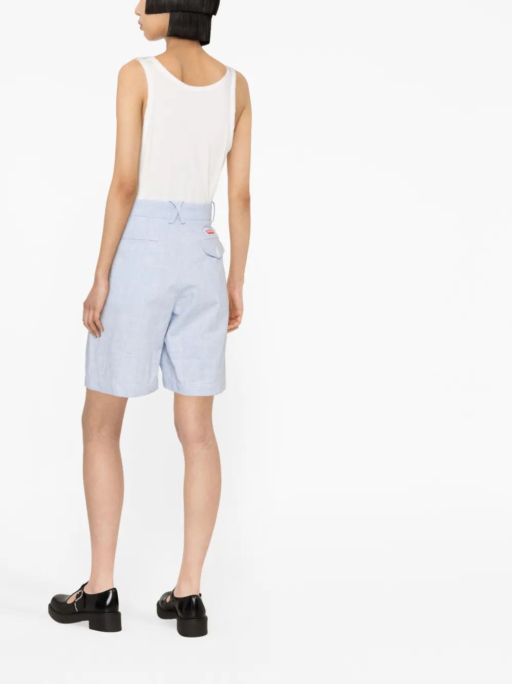 Kenzo o1y1025 Short in Slate Blue Size 26" / US 2 / IT 38 - 3 Thumbnail