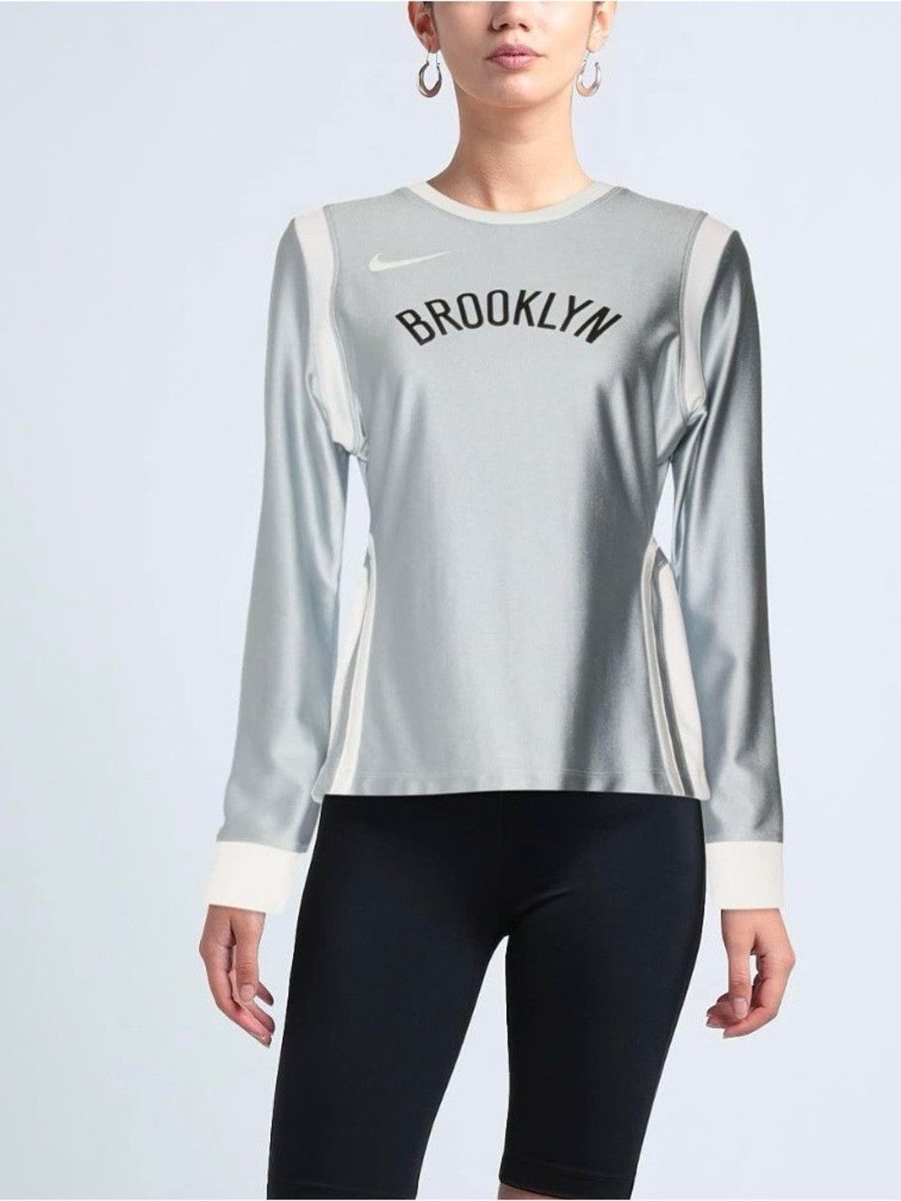 Nike Nike X Ambush Brooklyn Nets Top silver M Size L / US 10 / IT 46 - 2 Thumbnail
