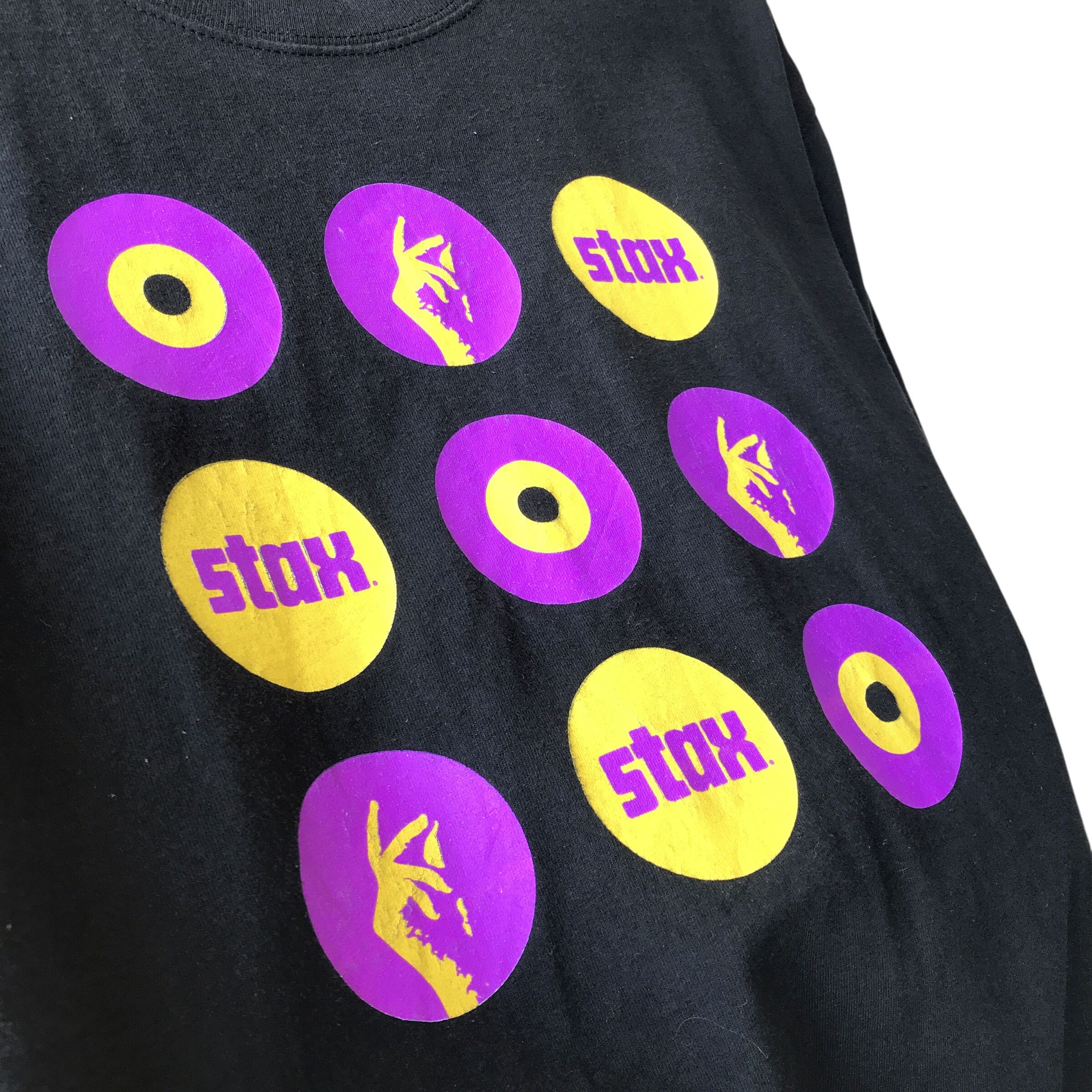 Hanes × Vintage Stax Records Memphis USA Music Label Vintage 2000s Promo Tee Size US XL / EU 56 / 4 - 4 Thumbnail