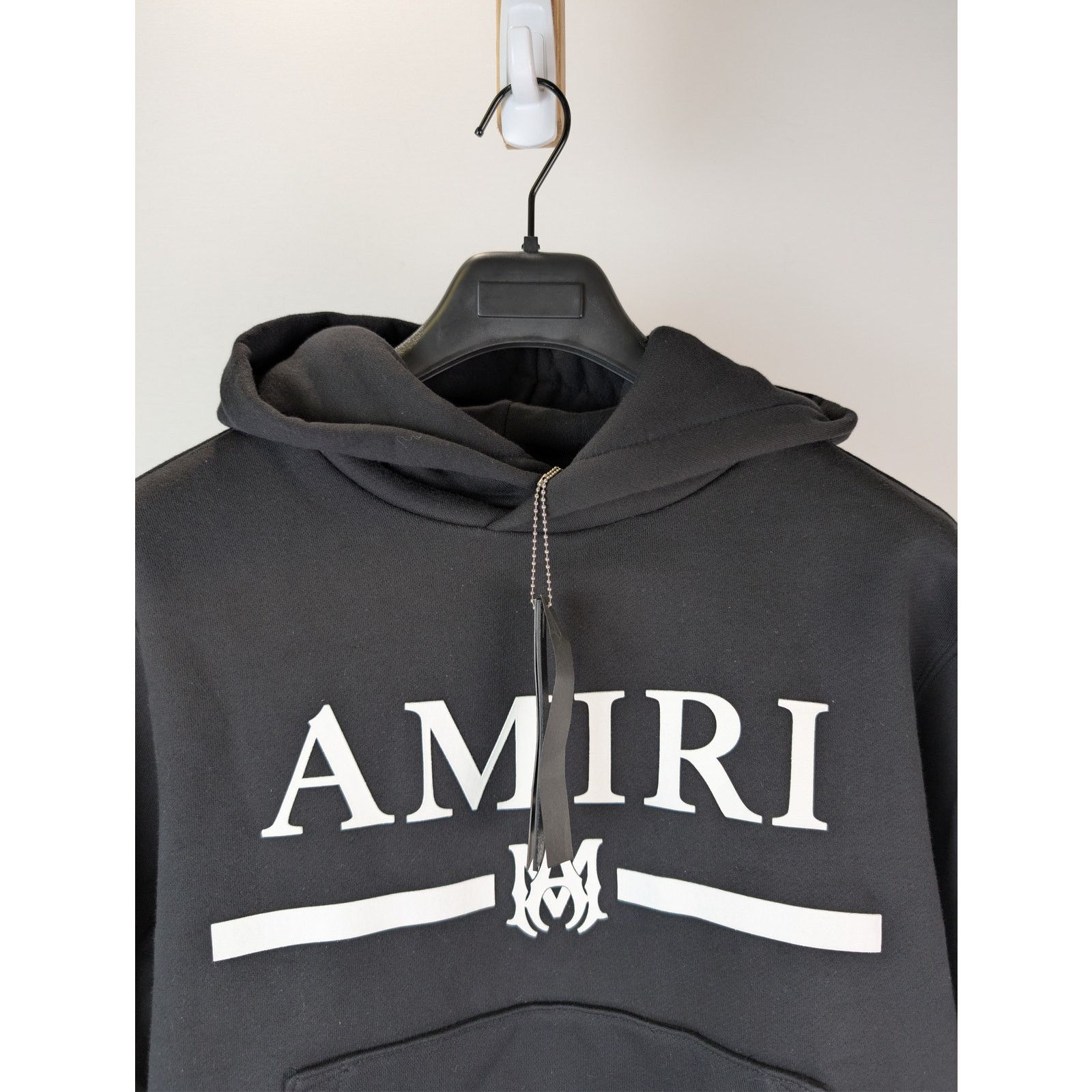 Amiri o1rshd1 Q:2 / MA Bar Logo Hoodie in Black Size US M / EU 48-50 / 2 - 7 Thumbnail