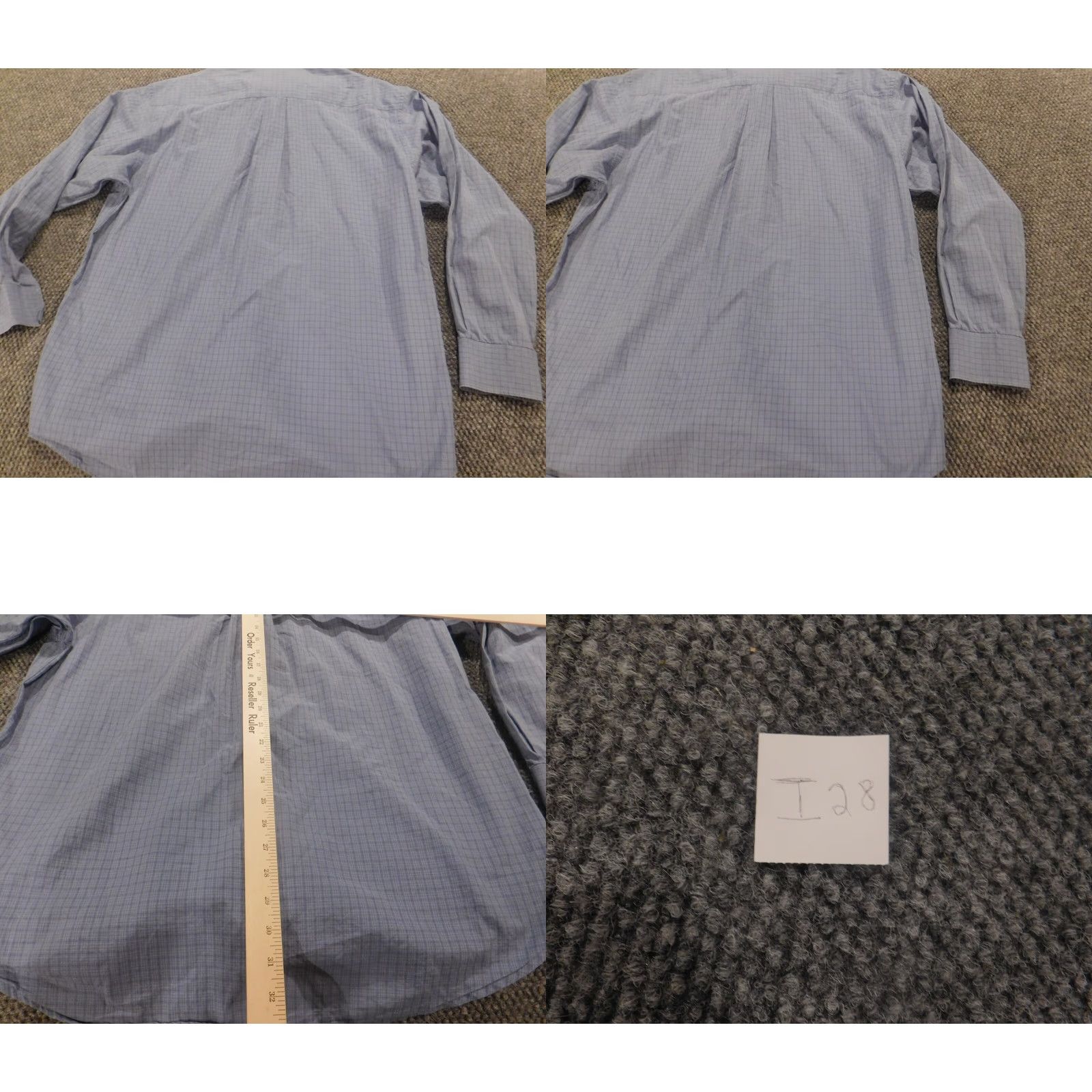 Banana Republic Banana Republic Shirt L Blue Plaid Long Sleeve Button-Up Collared Casual Button-Down Mens Regular Cotton Knit Pocketed Relaxed Vintage No Size US L / EU 52-54 / 3 - 8 Thumbnail