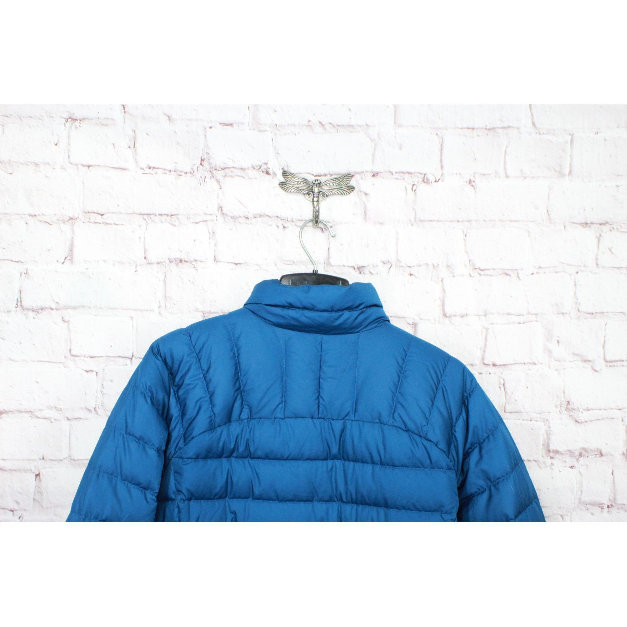 L.L. Bean LL Bean Women's Beans Down Jacket Blue Size L / US 10 / IT 46 - 4 Thumbnail