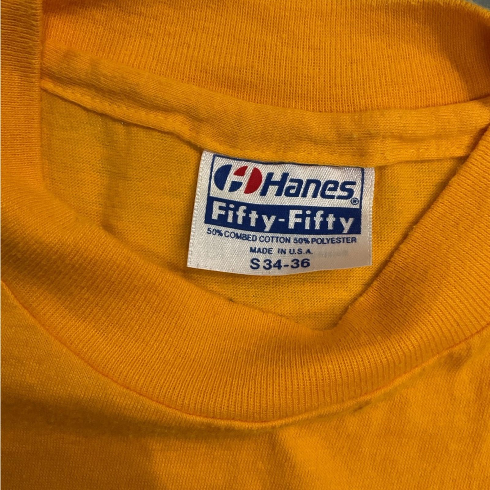Hanes Vintage 80s Single Stitch RJR Dancing Boots T-Shirt Size US S / EU 44-46 / 1 - 3 Thumbnail