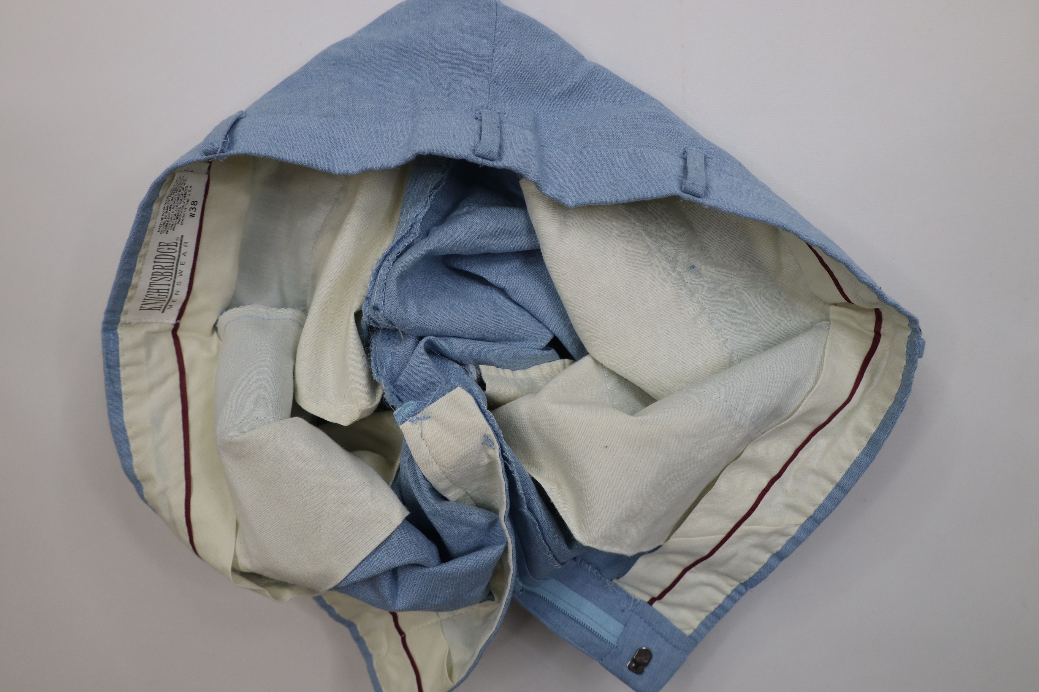 Vintage Vintage 90s Streetwear Above Knee Chino Shorts Blue USA Size US 38 / EU 54 - 8 Thumbnail