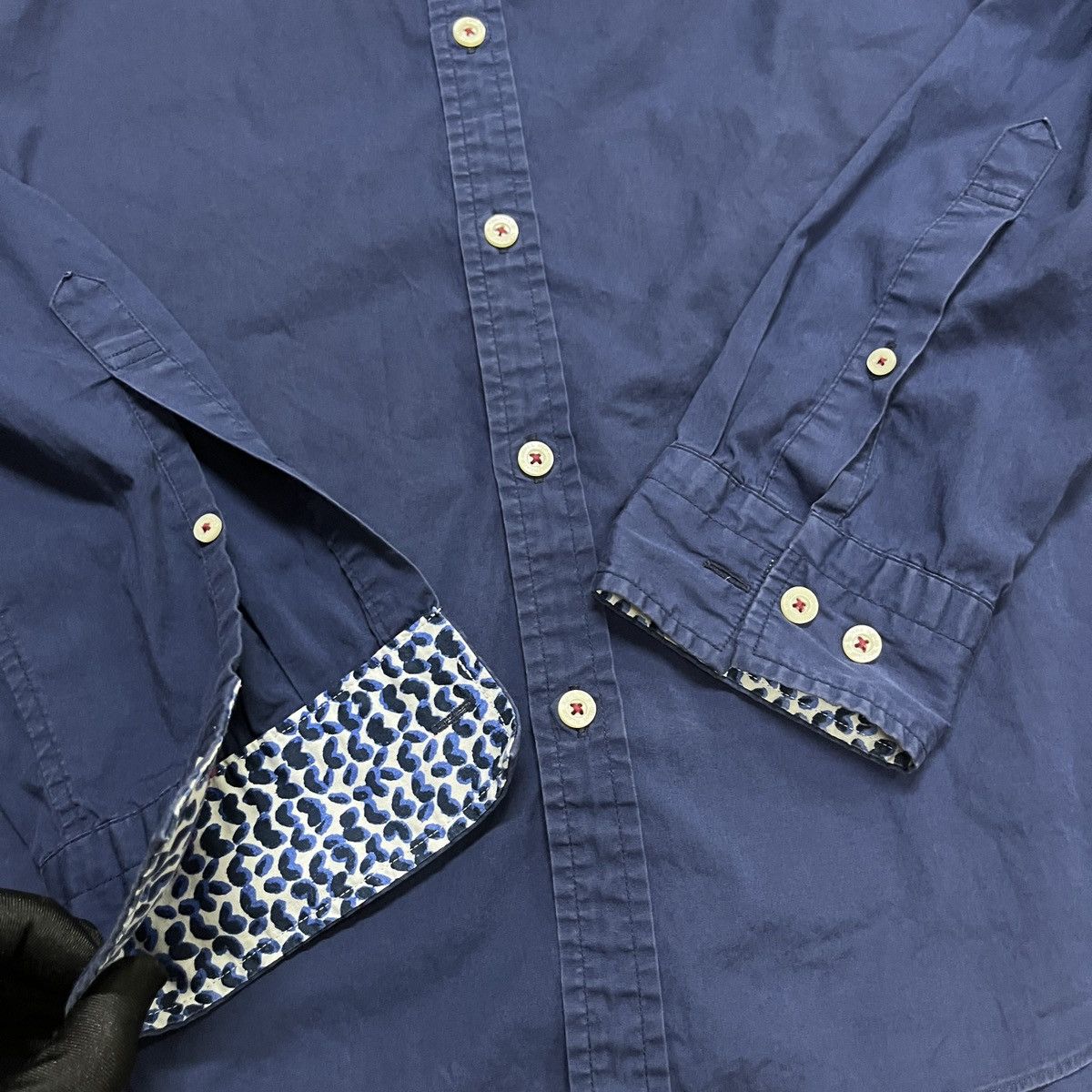 Black Label × Burberry × Vintage Burberry Black Label Button Up Shirt Size US M / EU 48-50 / 2 - 3 Thumbnail