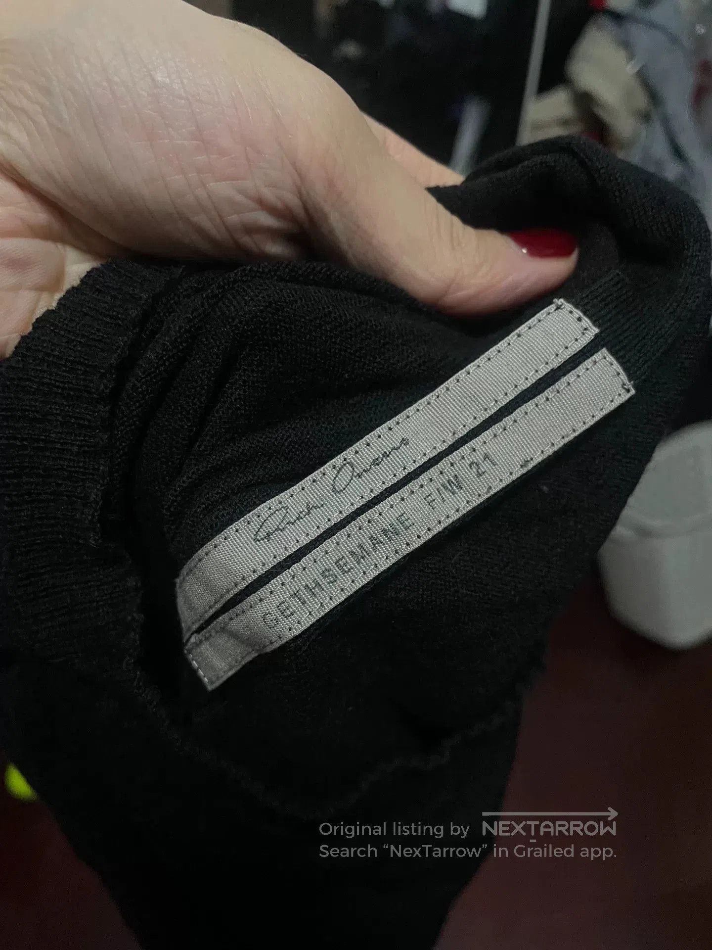 Rick Owens rick owens crater knit cashmere sweater. Size US L / EU 52-54 / 3 - 4 Thumbnail