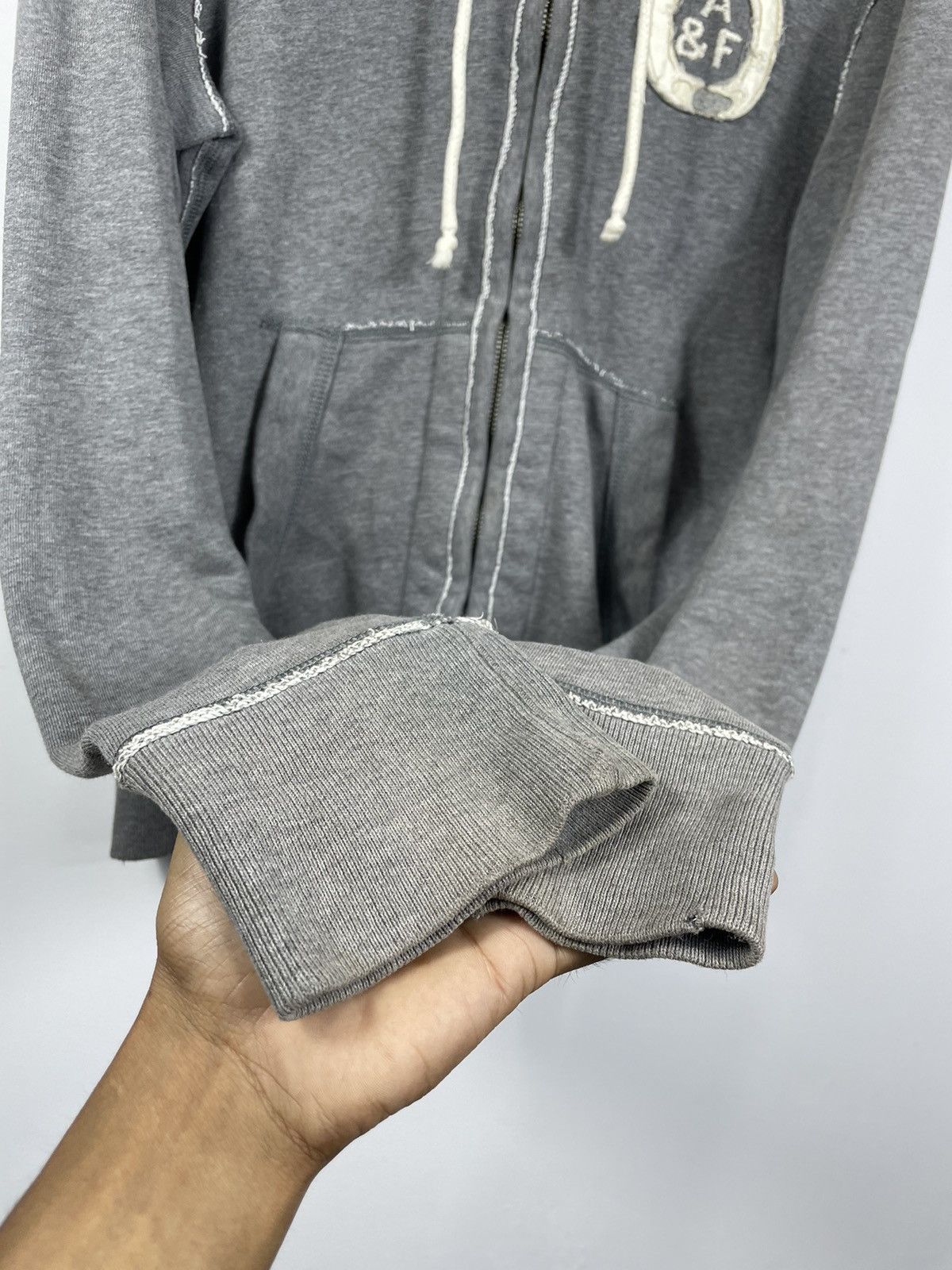 Hysteric Glamour Japanese Abercrombie Distressed Zip Fur Hoodie lgb style Size US M / EU 48-50 / 2 - 5 Thumbnail