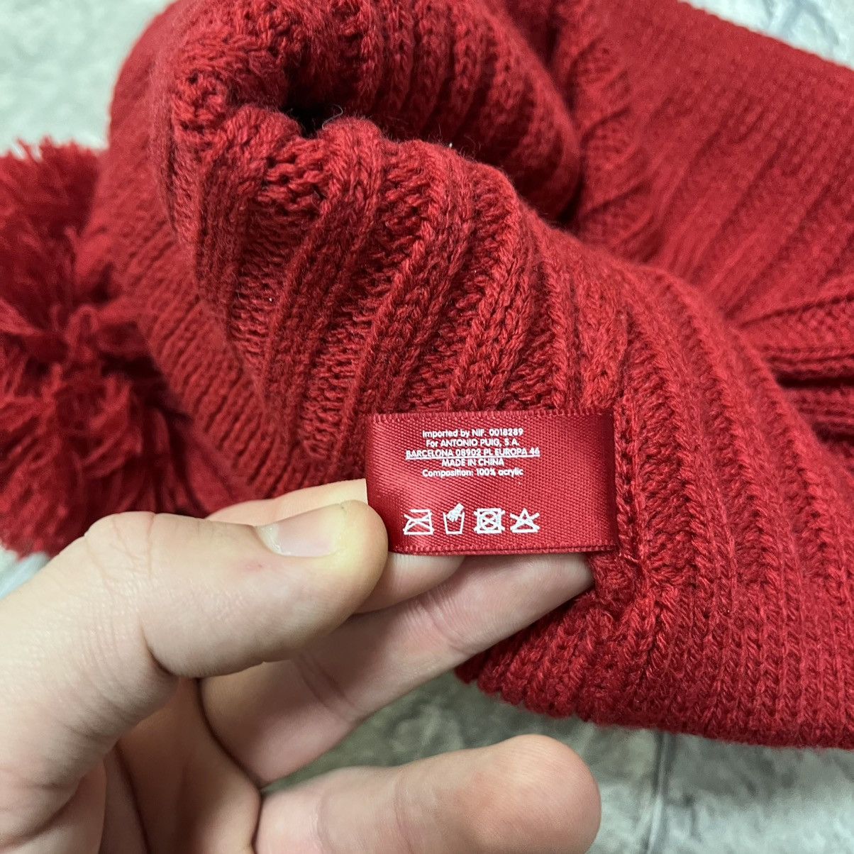 Jean Paul Gaultier Jean Paul Gaultier Hat Beanie Luxury Red Size ONE SIZE - 6 Thumbnail
