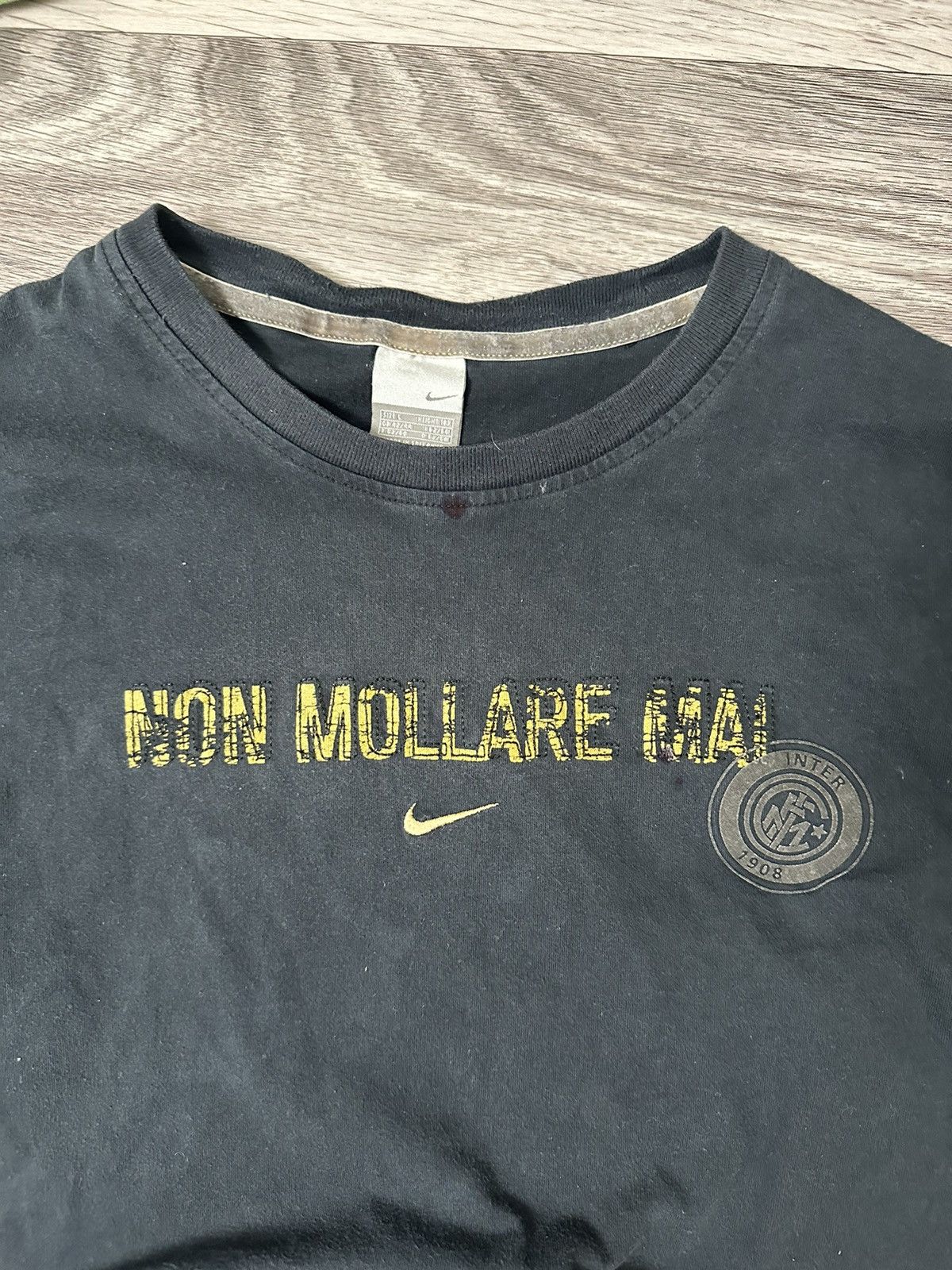 Nike × Vintage Nike Vintage Inter Milan Mon Moralle Mai longsleeve Size US L / EU 52-54 / 3 - 3 Thumbnail