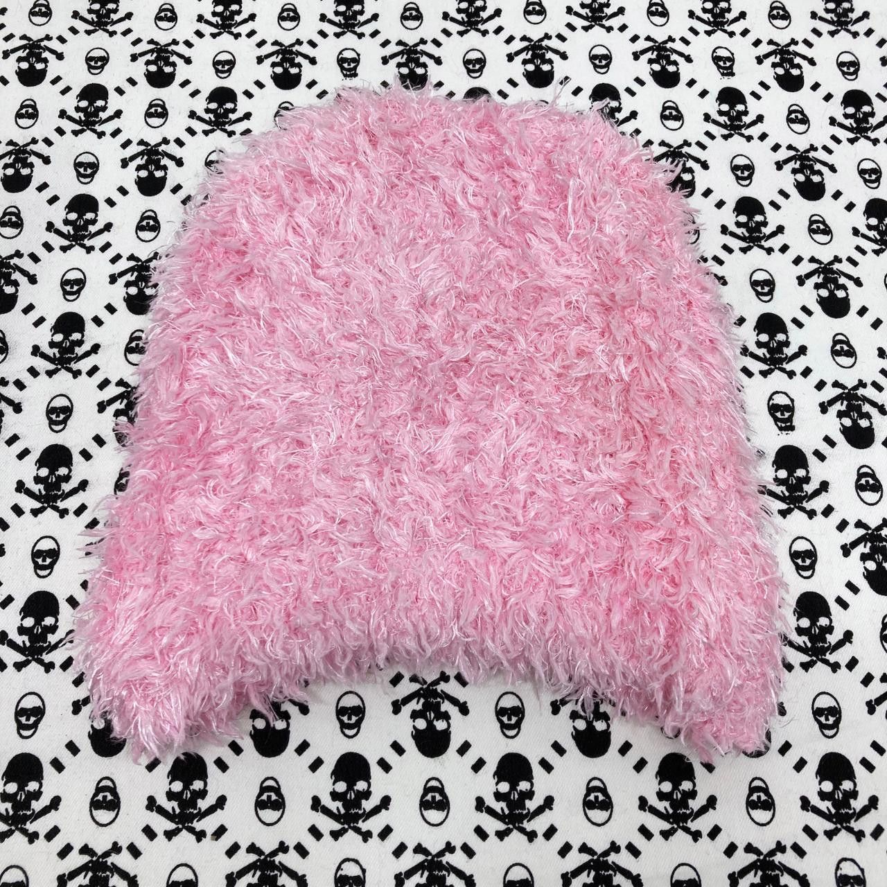Japanese Brand Deadstock Hello Kitty No Cuff Pink Fluffy Beanie Hat OS Size ONE SIZE - 5 Thumbnail