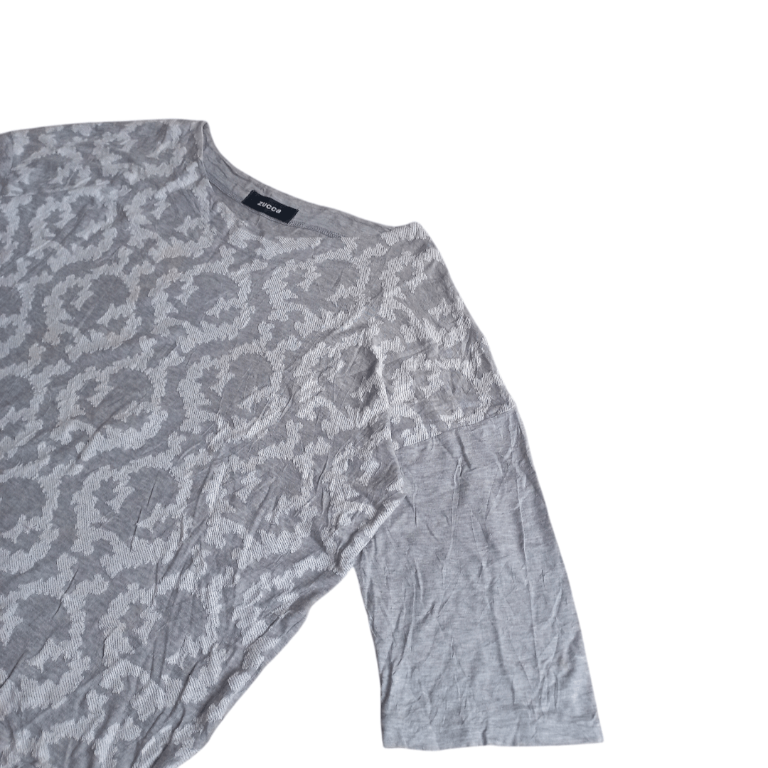 Zucca Zucca - Pattern Short Sleeve Tshirt Size M / US 6-8 / IT 42-44 - 3 Thumbnail