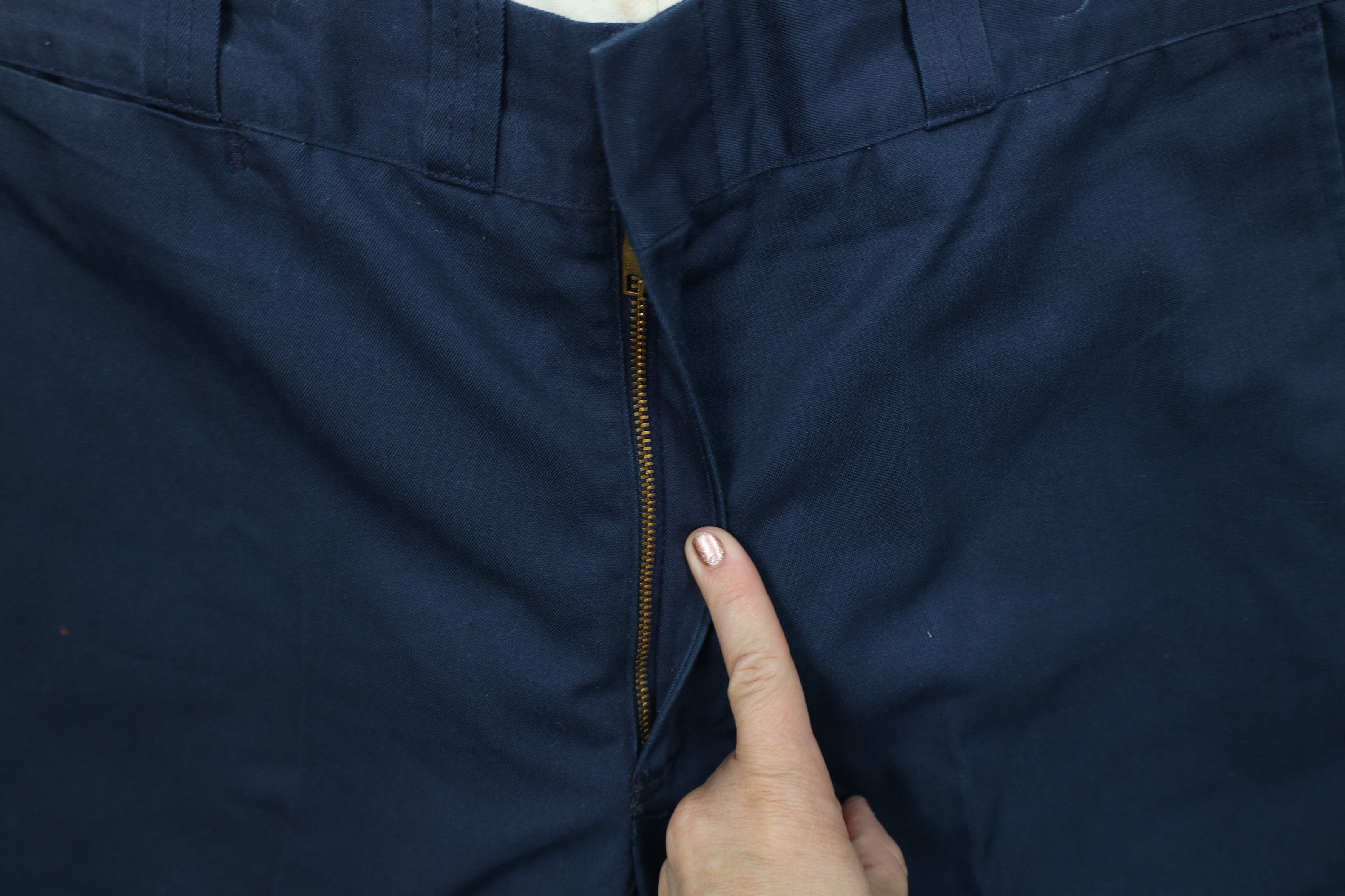 Big Mac Vintage 70s Big Mac Workwear Wide Leg Chino Pants Blue USA Size US 36 / EU 52 - 6 Thumbnail