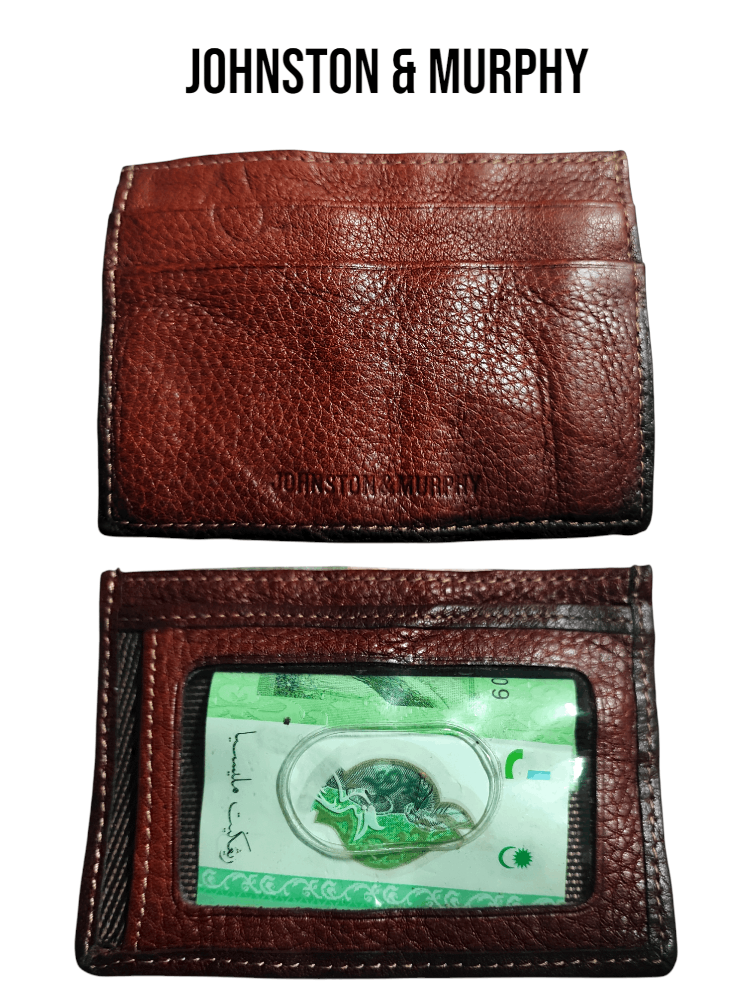 Genuine Leather × Johnston & Murphy × Vivienne Westwood Wallet Card Holder By Johnston & Murphy Size ONE SIZE - 1 Thumbnail