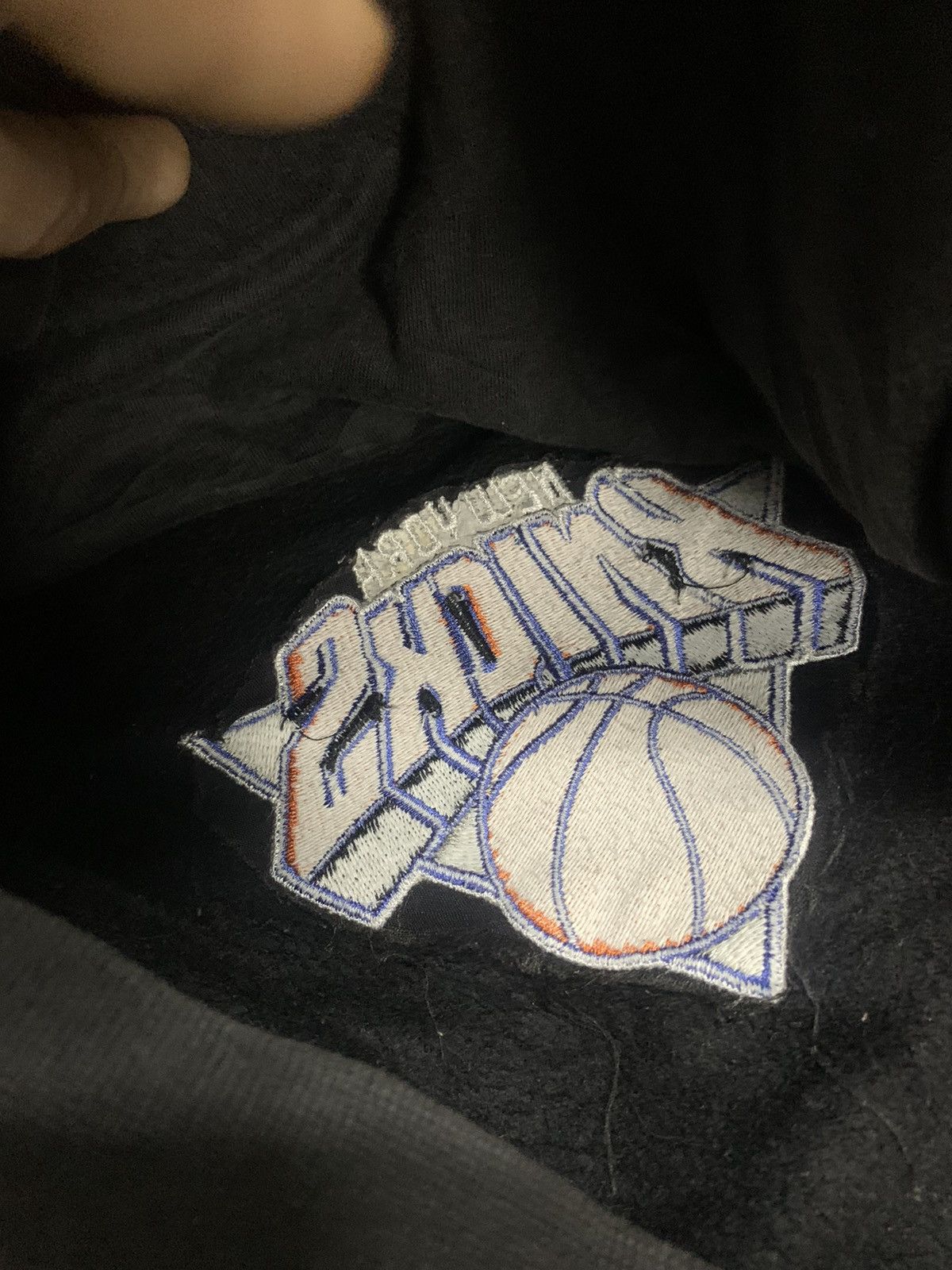 NBA Y2K NBA ALL LOGO EMBROIDERY HOODIE ZIPPER DISTRESSED FADED Size US XL / EU 56 / 4 - 6 Thumbnail