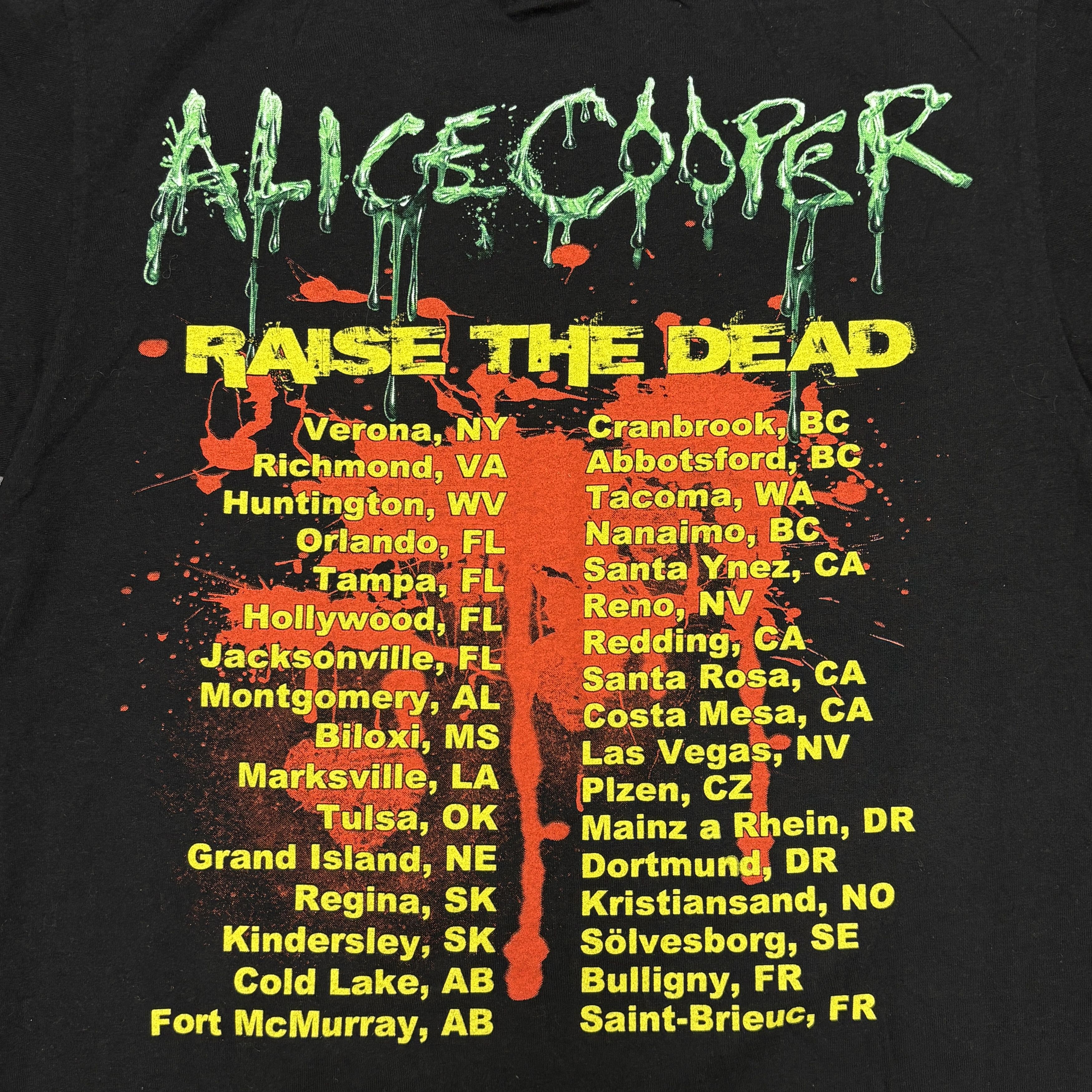 Band Tees × Vintage Alice Cooper Shirt Vintage Band Tees Ozzy Osbourne Aerosmith Size US S / EU 44-46 / 1 - 9 Thumbnail