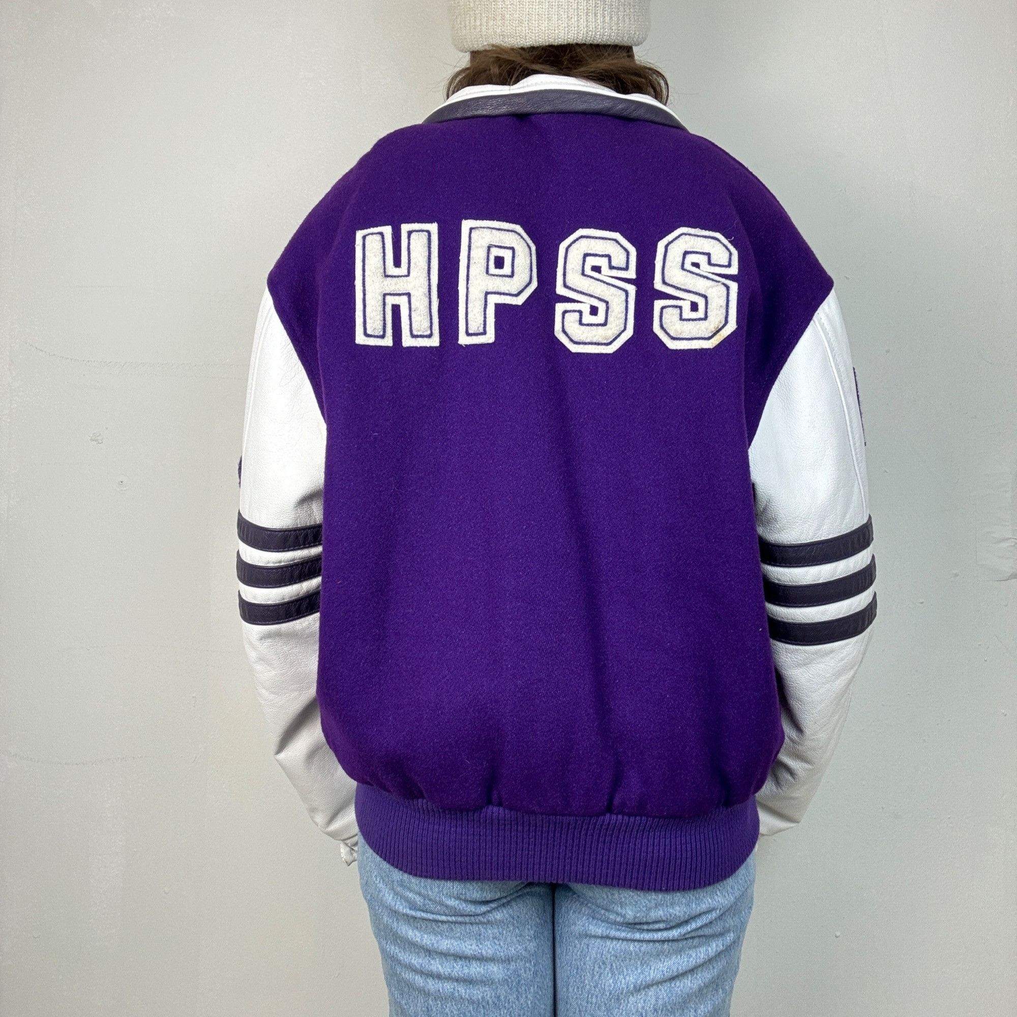 Other L - Purple + White Huskies HPSS Varsity Jacket Size L / US 10 / IT 46 - 5 Thumbnail
