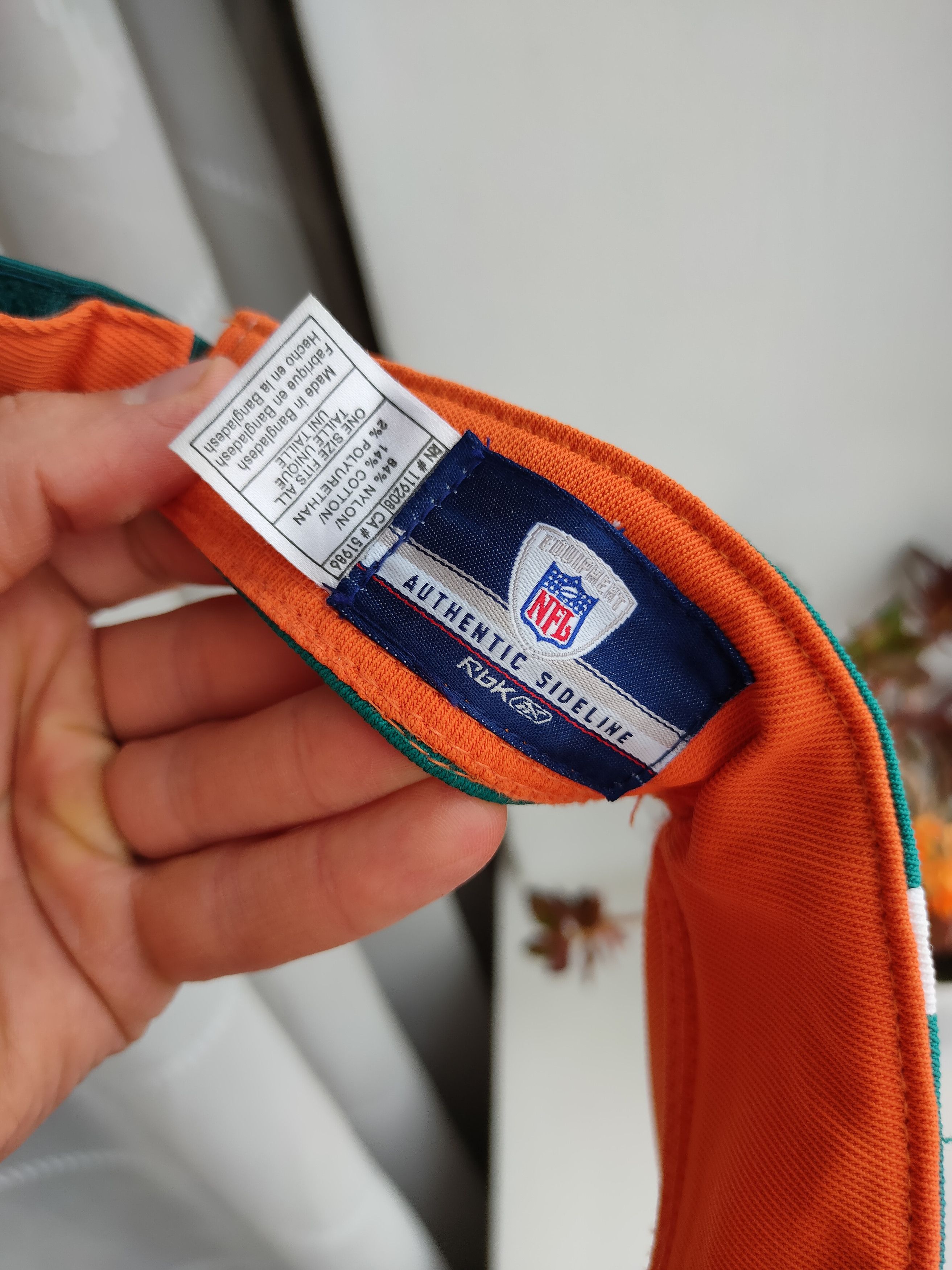 Reebok Reebok NFL Miami Dolphins vintage visor cap hat Size ONE SIZE - 7 Thumbnail