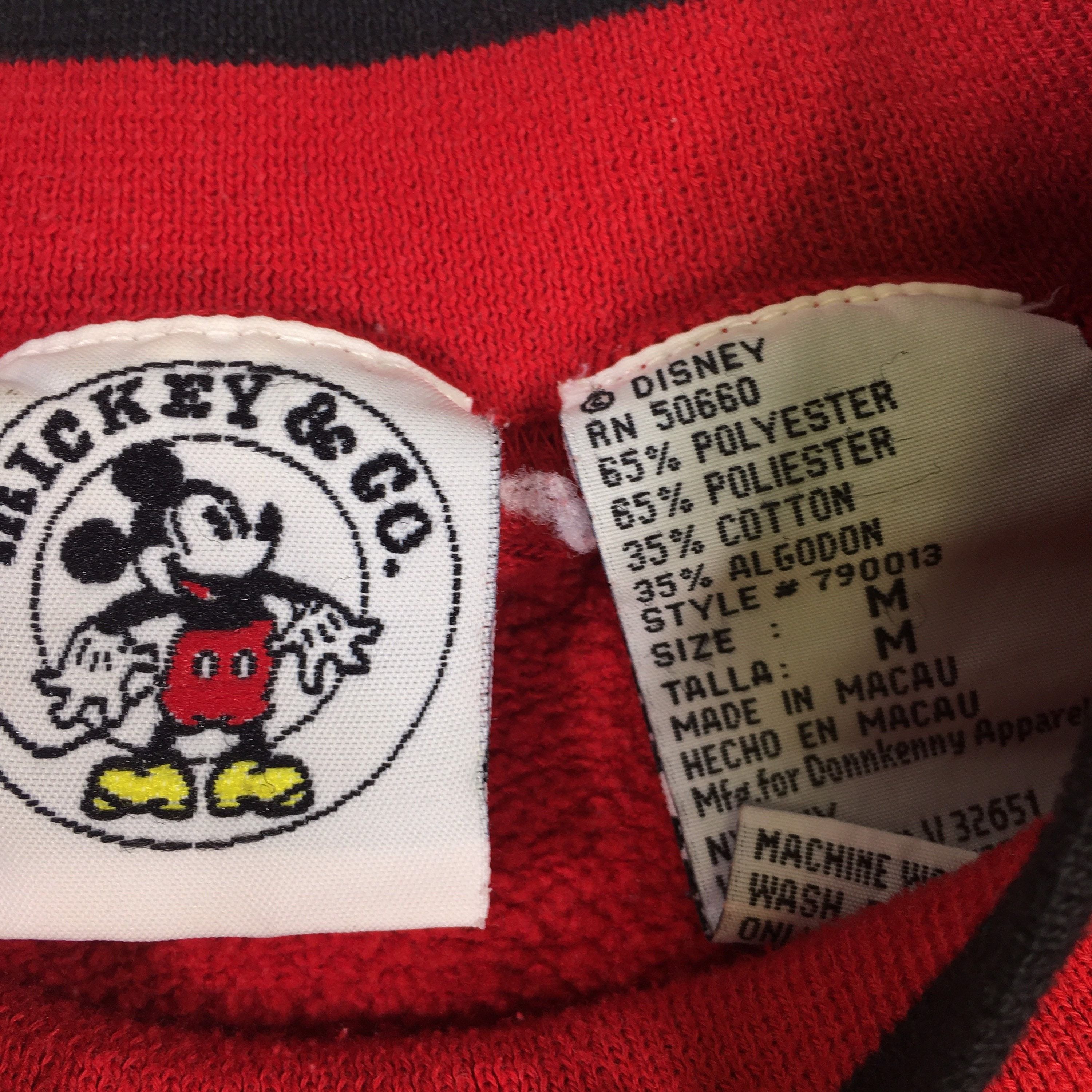 Mickey & Co. 70 80's Mickey Mouse Disney DonnKenny TRI BLEND Sweatshirt Size US M / EU 48-50 / 2 - 3 Thumbnail