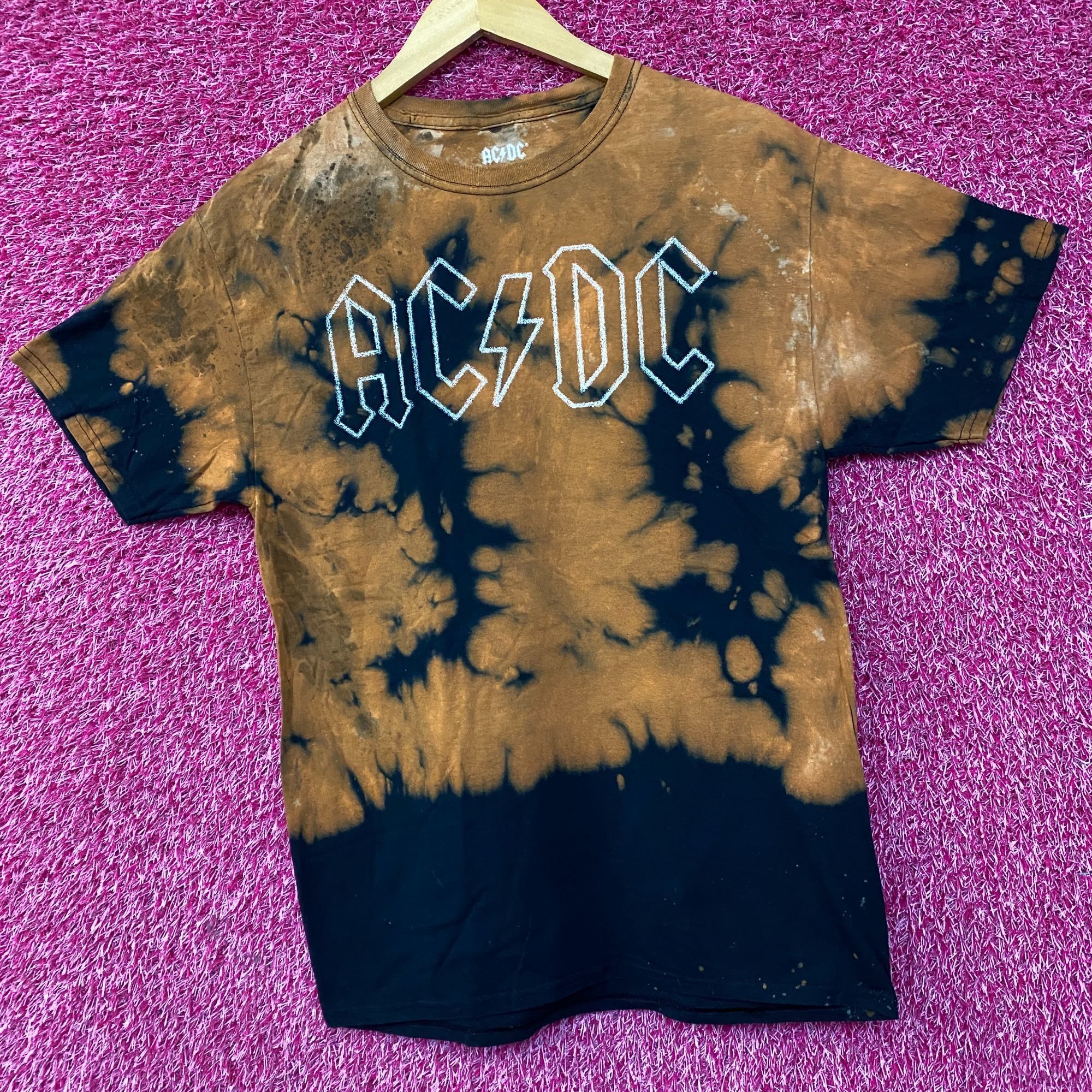 AC/DC AC/DC Tie Dye Rock Band Sleeveless T-Shirt Medium Size US M / EU 48-50 / 2 - 3 Thumbnail