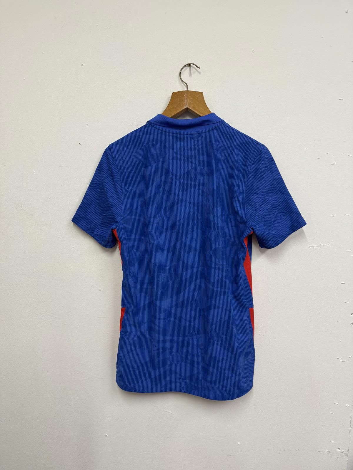 Nike Nike England Football Polo Jersey Blue Red Men's Medium Size US S / EU 44-46 / 1 - 4 Thumbnail