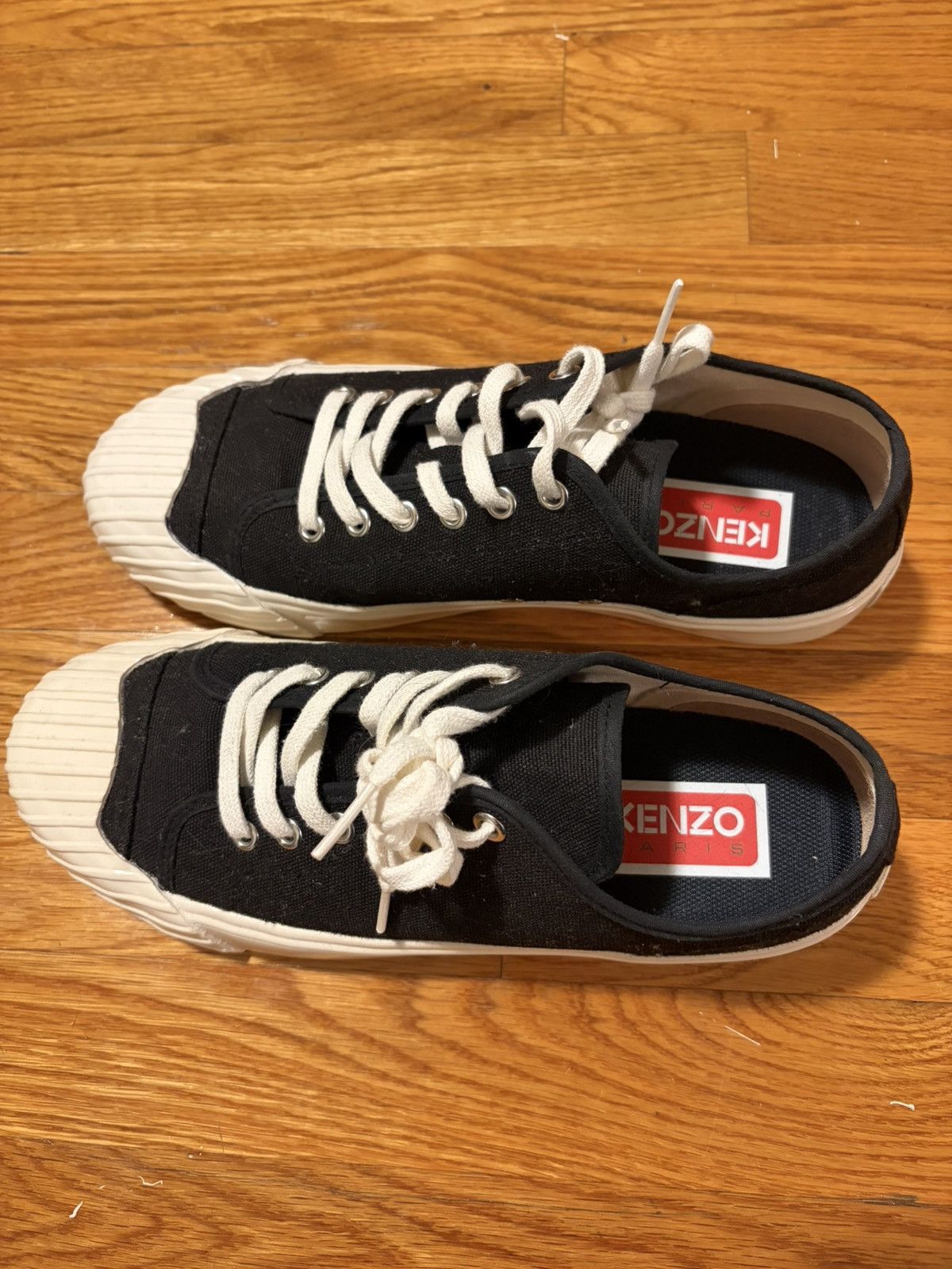 Kenzo Kenzo converse low top sneakers black Size US 8 / EU 41 - 1 Thumbnail