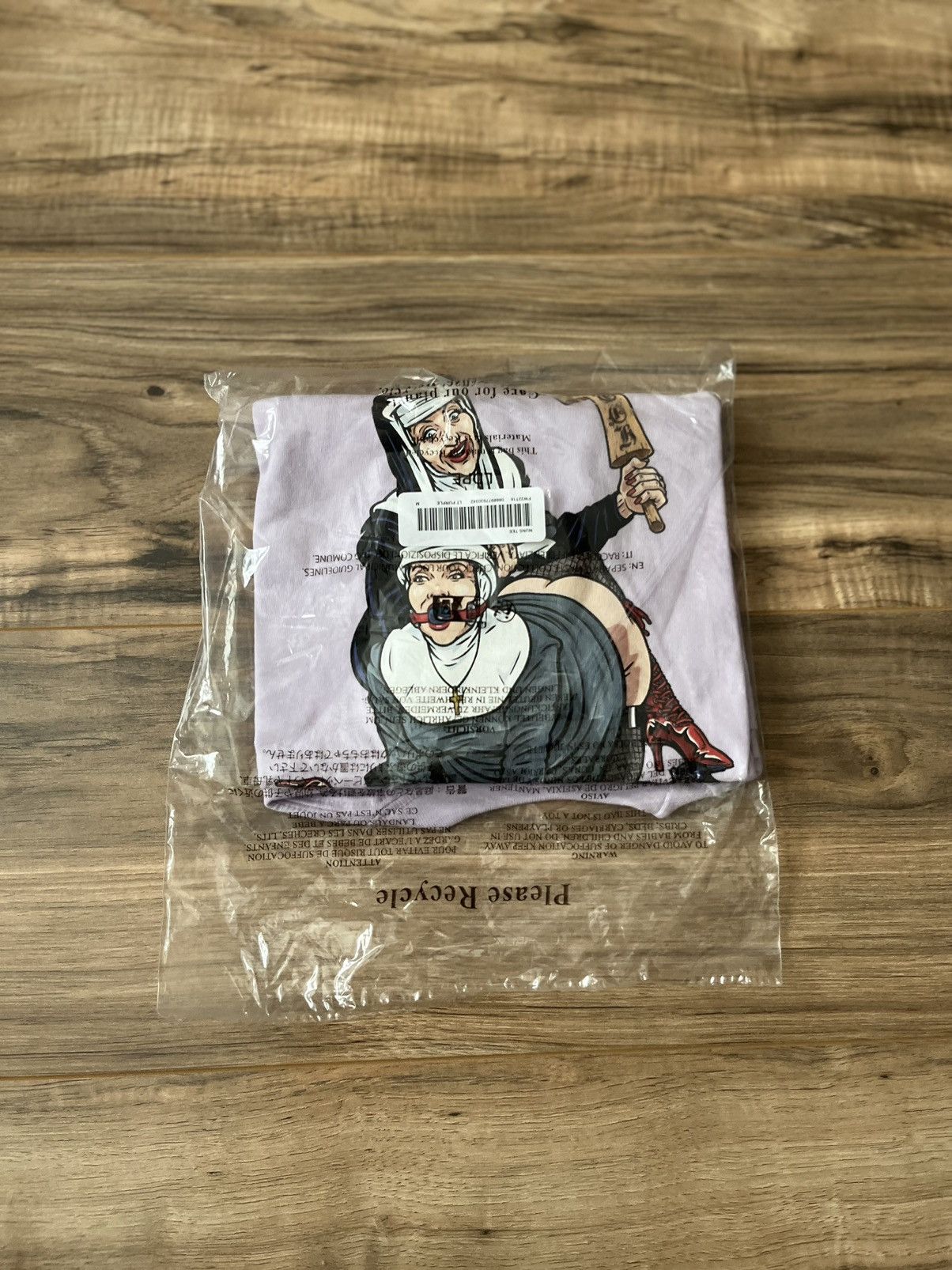 image of Supreme Nuns Tee in Light Purple, Men's (Size Medium)