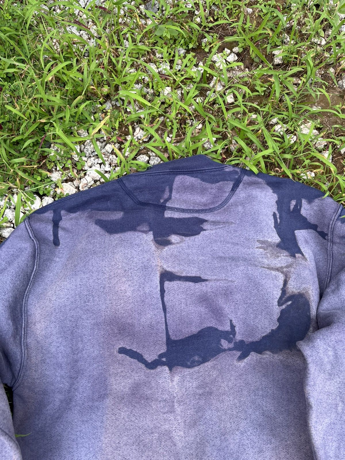 Vintage 💥Crazy Acid wash 90s Blank Jerzees Swetshirts Size US S / EU 44-46 / 1 - 9 Thumbnail