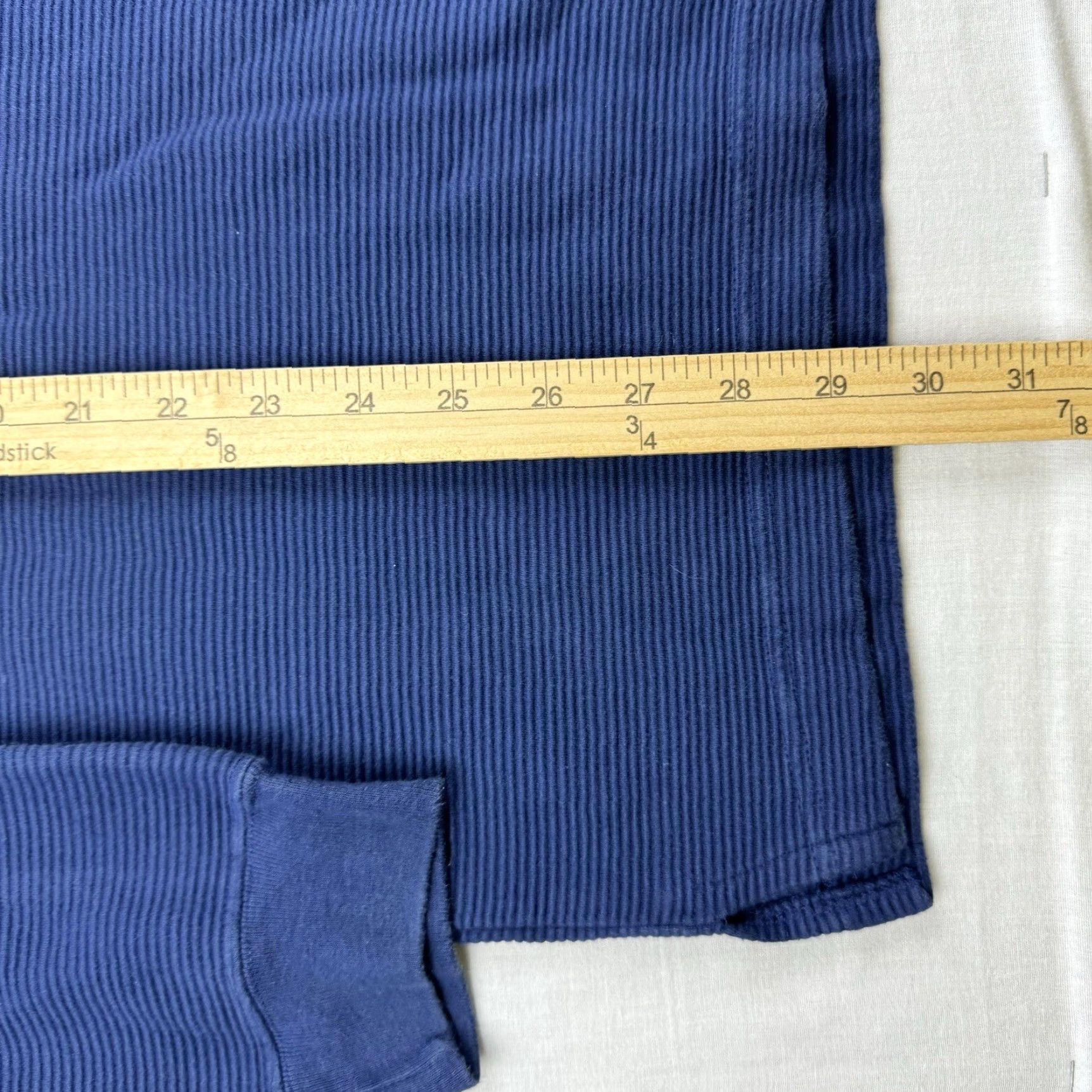 Aeropostale VINTAGE Aeropostale Sweatshirt Men XL Blue Striped Mock Neck Grunge Y2K 90s Pullover Mens Size US XL / EU 56 / 4 - 7 Thumbnail