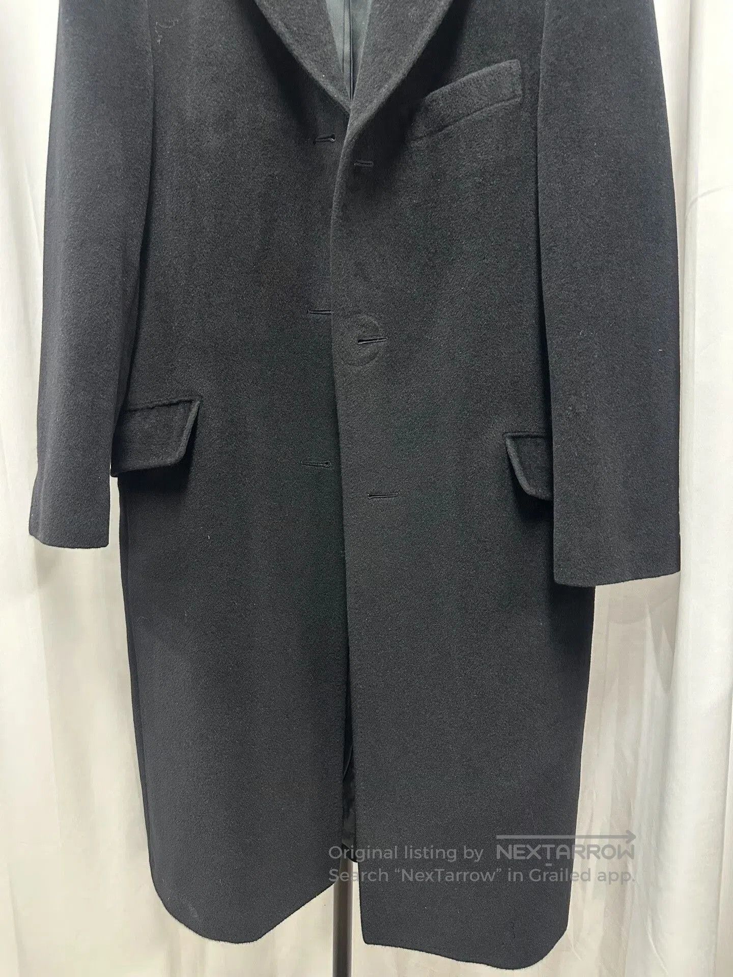 Yohji Yamamoto Soft Blend Wool Overcoat for Fall. Size US M / EU 48-50 / 2 - 4 Thumbnail