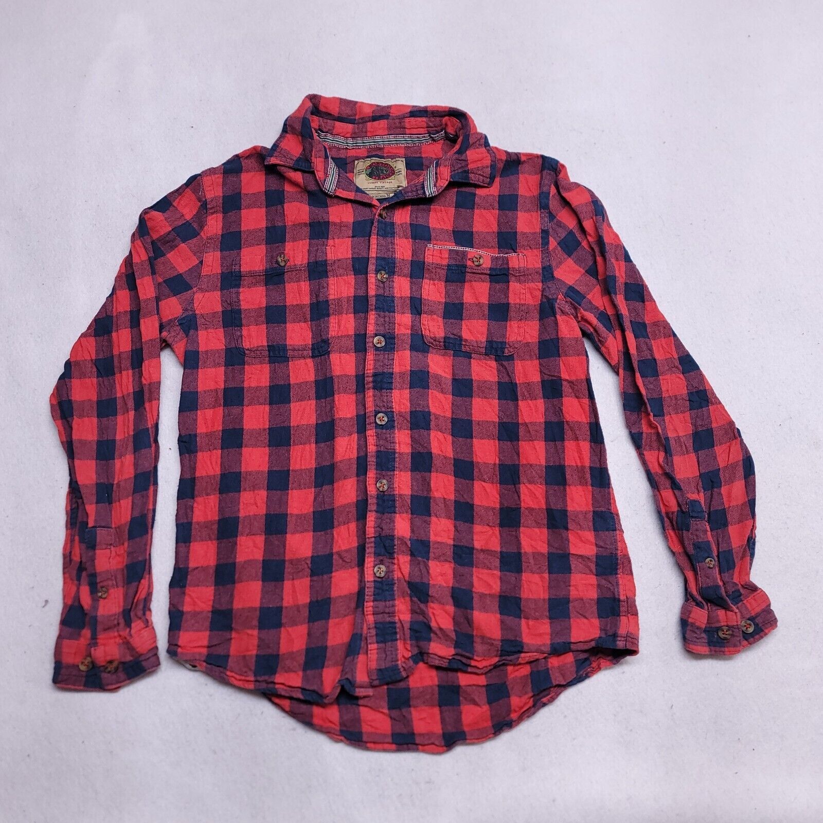 Boston Traders Boston Traders Buffalo Check Flannel Shirt Mens Size M Red Size US M / EU 48-50 / 2 - 2 Thumbnail