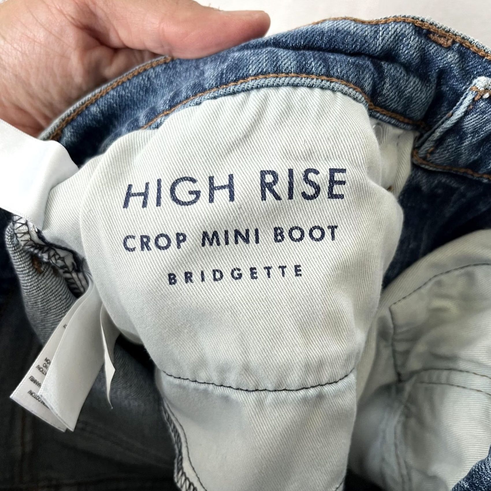 Lucky Brand Lucky Brand High Rise Crop Boot Bridgette Jeans Womens 8/29 Blue Denim Shirt? Size 30" / US 8 / IT 44 - 6 Thumbnail