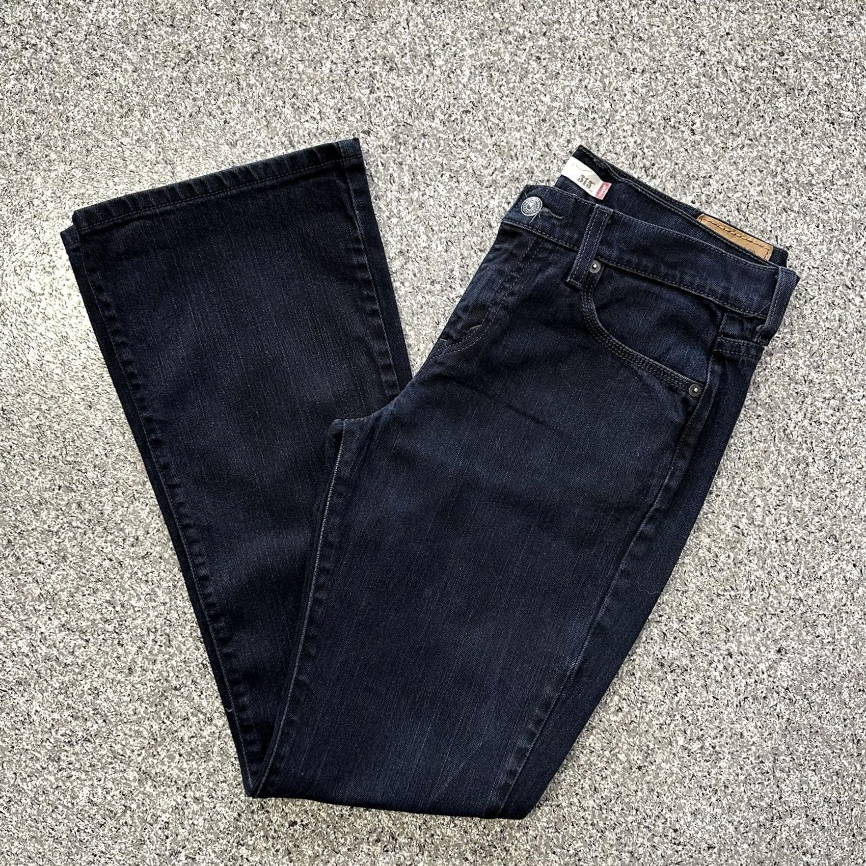 Levi's VINTAGE Levi's 515 Bootcut Jeans Women 6 Black Cotton Stretch Denim 30x30 Regular 5-Pocket Design Mens Size 30" / US 8 / IT 44 - 2 Thumbnail