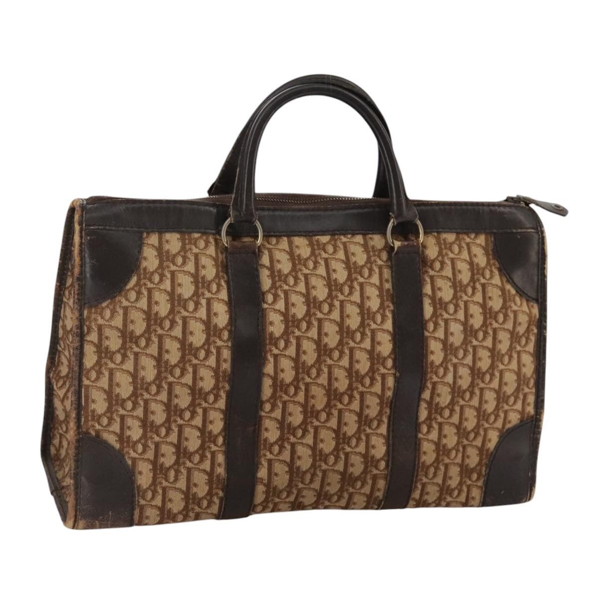 Dior DIOR Trotter Canvas Hand Bag Brown Size ONE SIZE - 1 Thumbnail