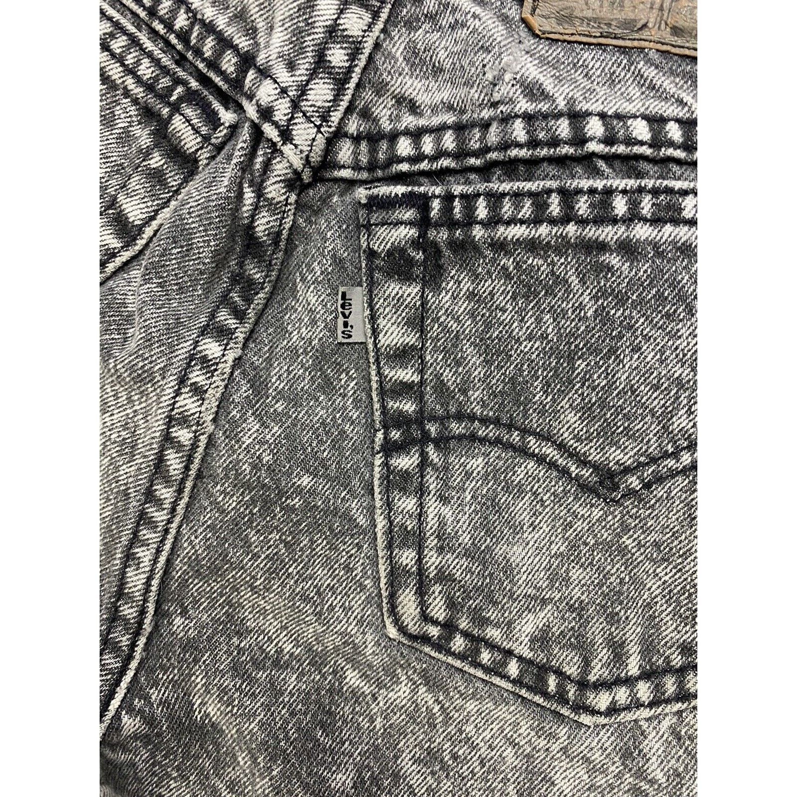 Levi's VTG 80s 90s Levi's 900 Series Acid Washed Jeans Denim Gray Size 24" / US 00 / IT 34 - 5 Thumbnail