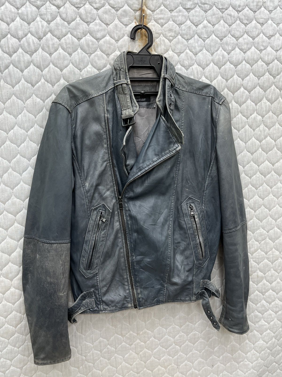 Zara 🔥🔥🔥STEALS ZARA MAN LEATHER JACKET Size US M / EU 48-50 / 2 - 2 Thumbnail