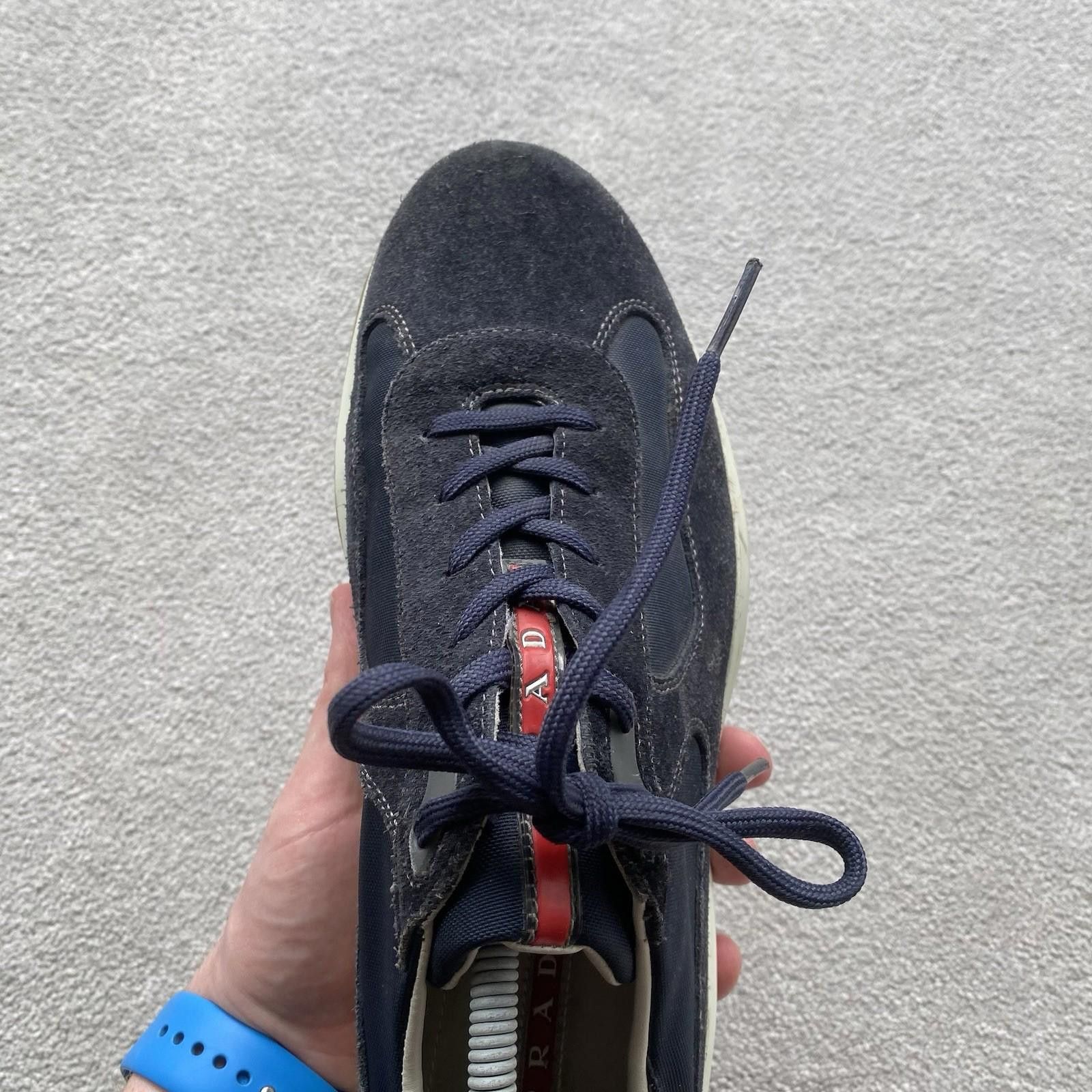Prada Prada Navy America Cups Trainers Size UK8.5 Size US 9.5 / EU 42-43 - 5 Thumbnail