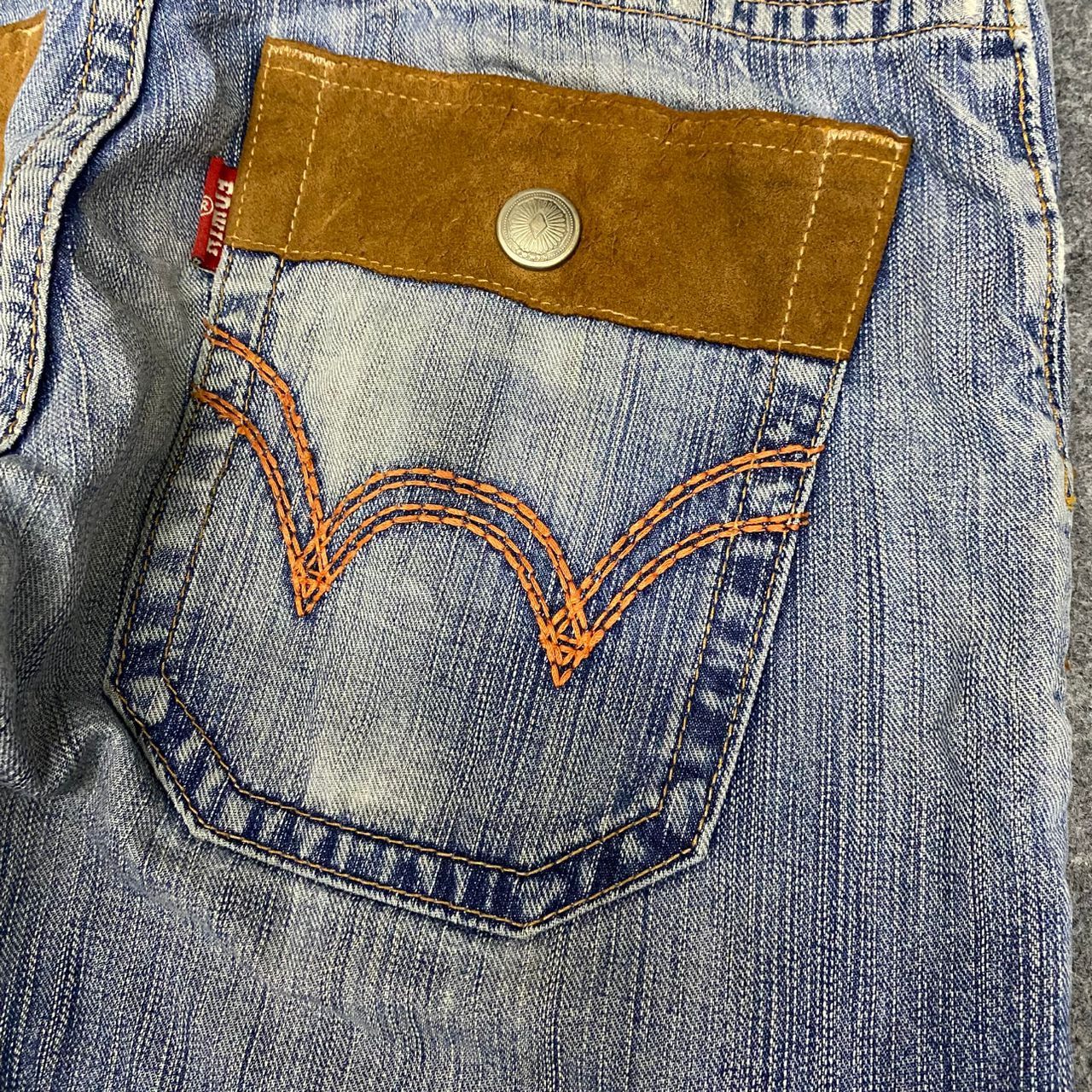 Edwin Vintage Edwin Bush Pants Distressed Denim Size US 32 / EU 48 - 13 Thumbnail