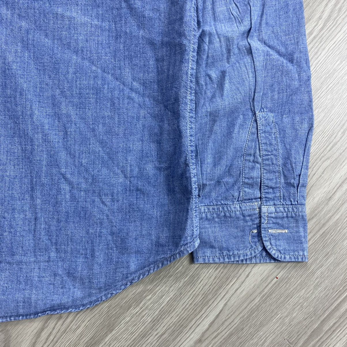 Orslow Vintage Sugar Cane Japan Chambray Denim Work Shirt Size US M / EU 48-50 / 2 - 14 Thumbnail
