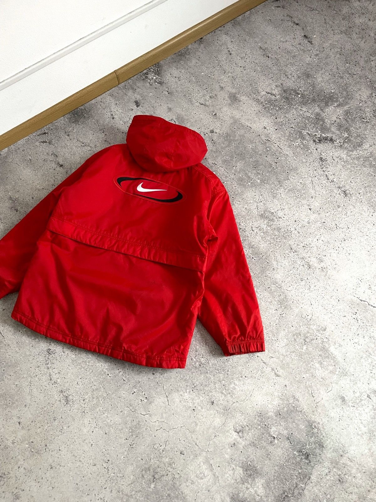 Nike × Vintage Vintage Nike Embroidered Big Logo Jacket Size US S / EU 44-46 / 1 - 5 Thumbnail