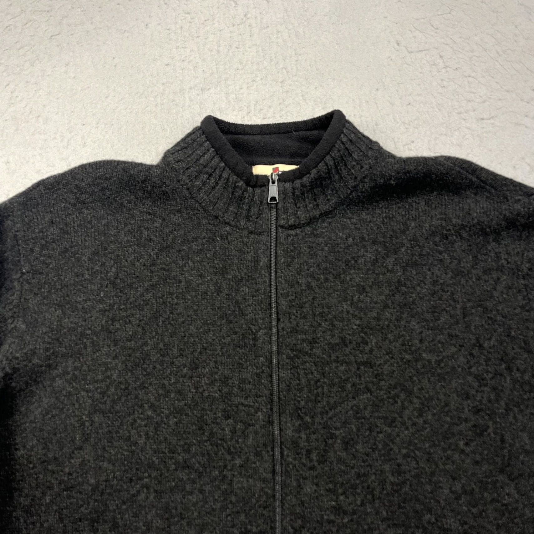 Vintage VINTAGE Woolrich Sweater Mens 2XL Gray Full Zip Mock Neck Pockets Knit Wool Polyester Size US XXL / EU 58 / 5 - 2 Thumbnail
