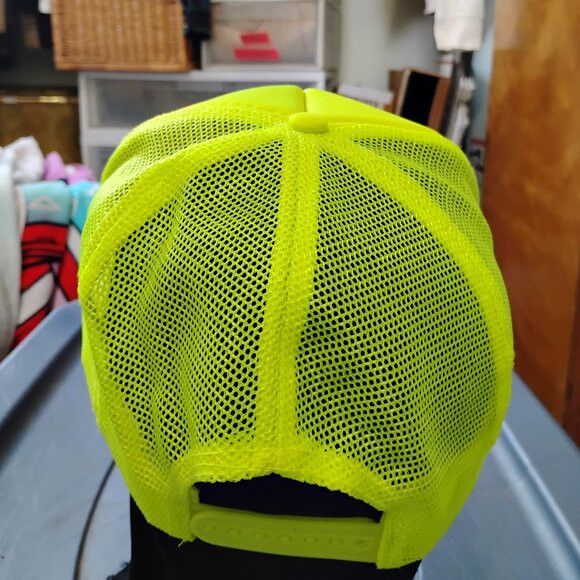 Other Deadstock Vintage Rose Logging Neon Snap Trucker Hat Cap Size ONE SIZE - 4 Thumbnail