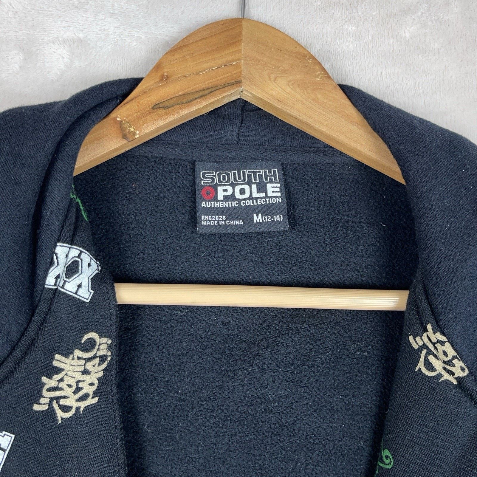 Southpole Vtg Southpole Hoodie AOP Zip Up Sweatshirt XS Skatercore Size US XS / EU 42 / 0 - 3 Thumbnail
